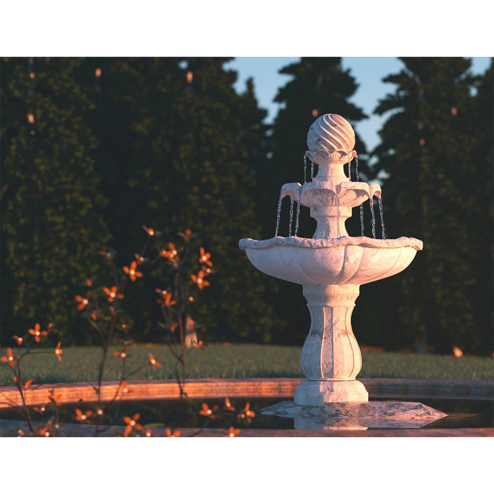10 Gardeon Solar Water Feature 3 Tier Fountain with Pump Kit Bird Bath 93CM Ivory - Beige, 10 of 10