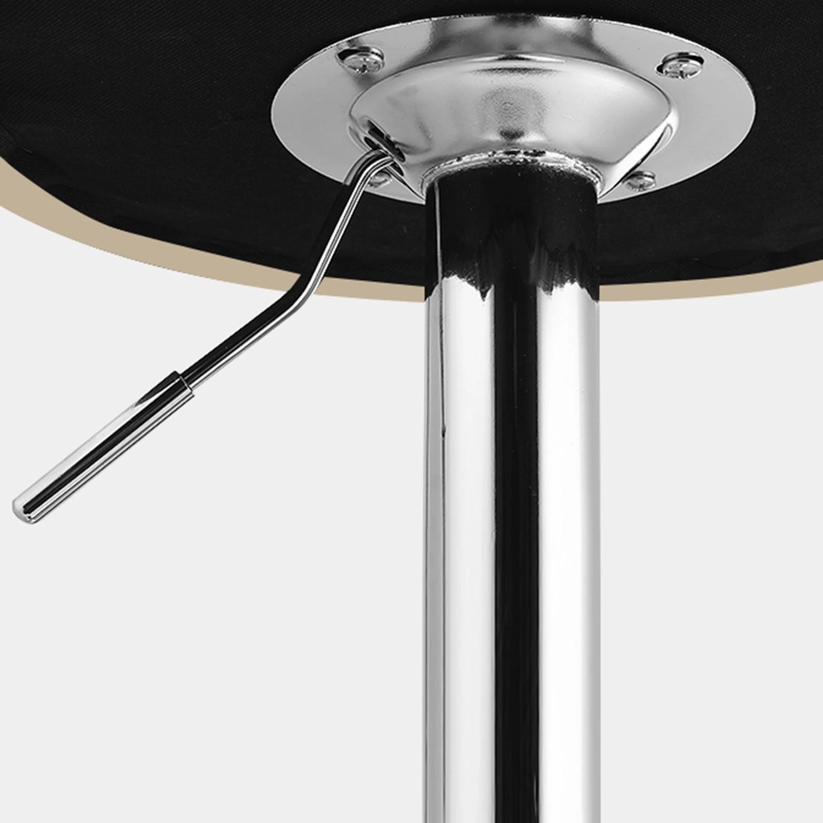 7 Alfordson 4x Bar Stools Luna Kitchen Swivel chair Leather Gas lift - Beige, 7 of 10