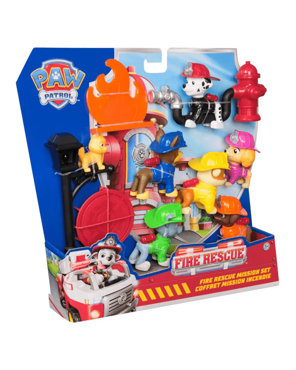 11 Piece PAW Patrol Fire Rescue Mission Set