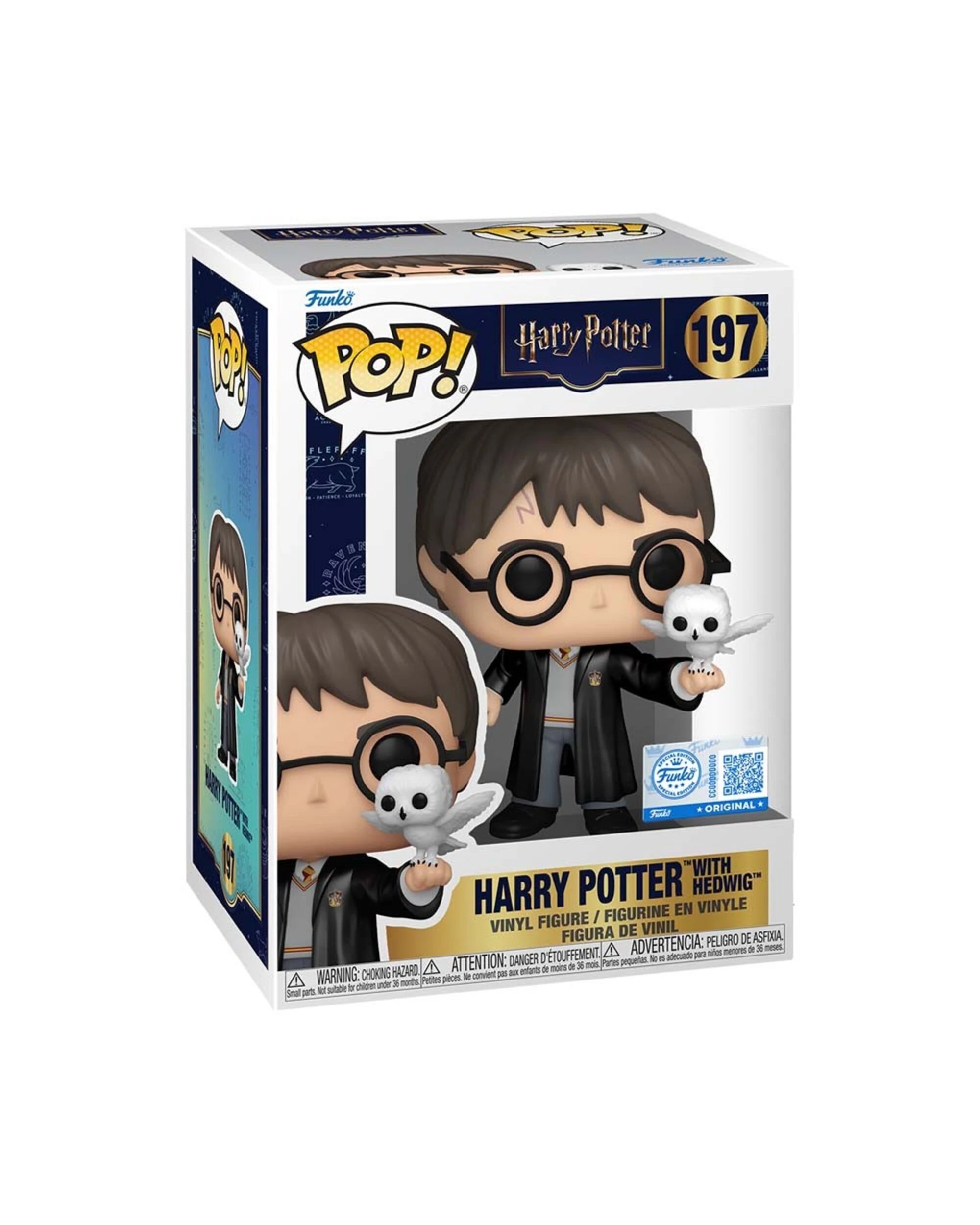 2 Harry Potter - Harry with Hedwig Pop! Vinyl Figure, 2 of 2