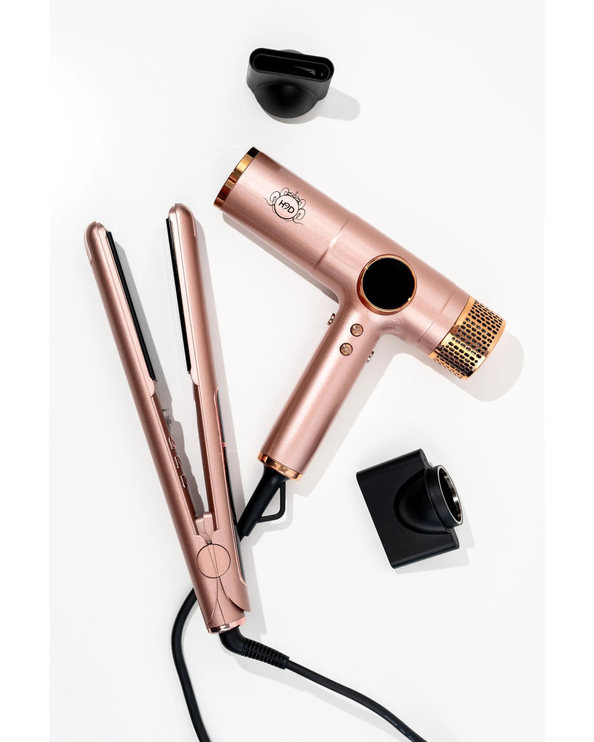 2 H2D Max Duo Linear Straightener & Blowdryer Combo - Rose Gold, 2 of 6