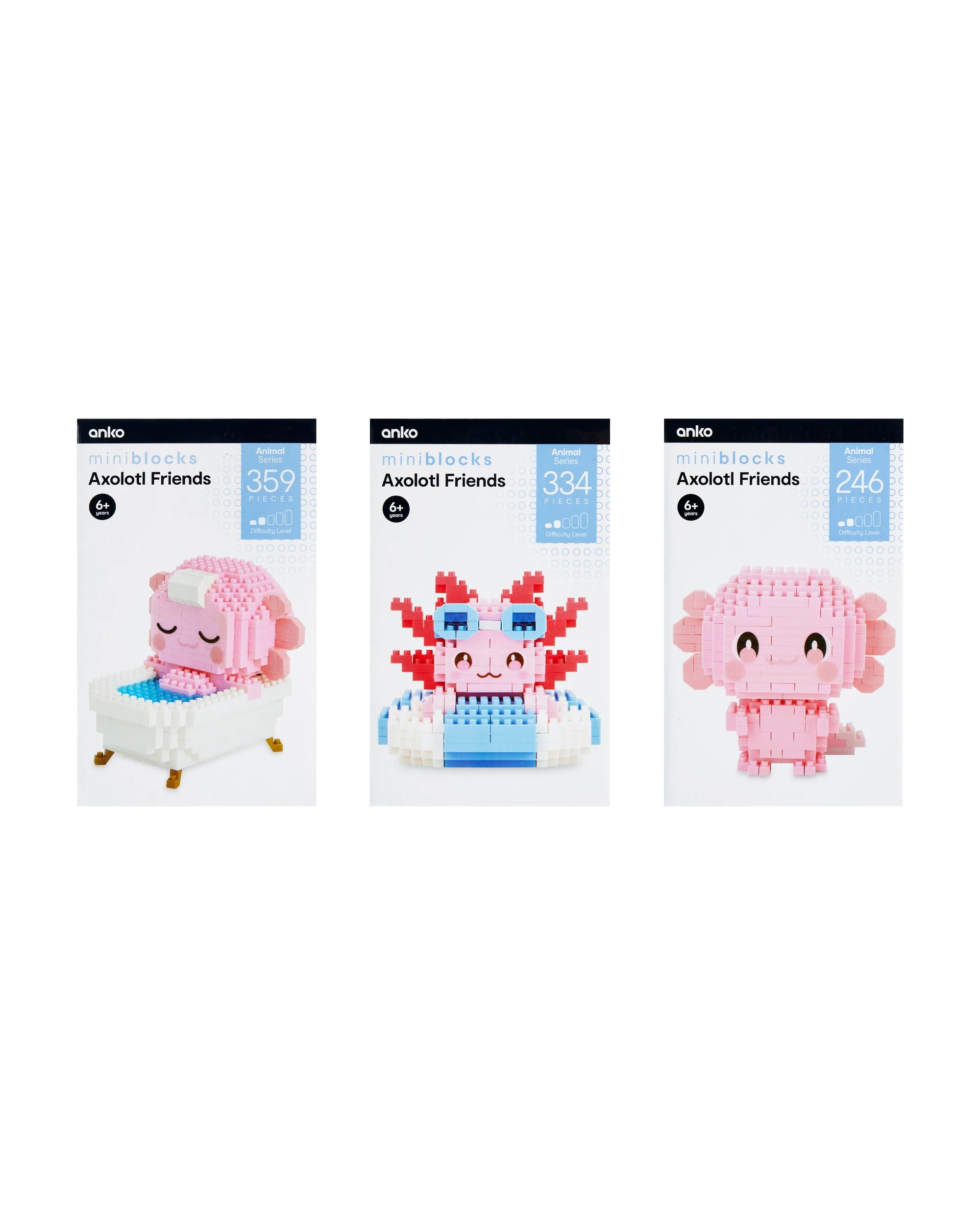 1 Mini Blocks Animal Series: Axolotl Friends - Assorted, 1 of 9