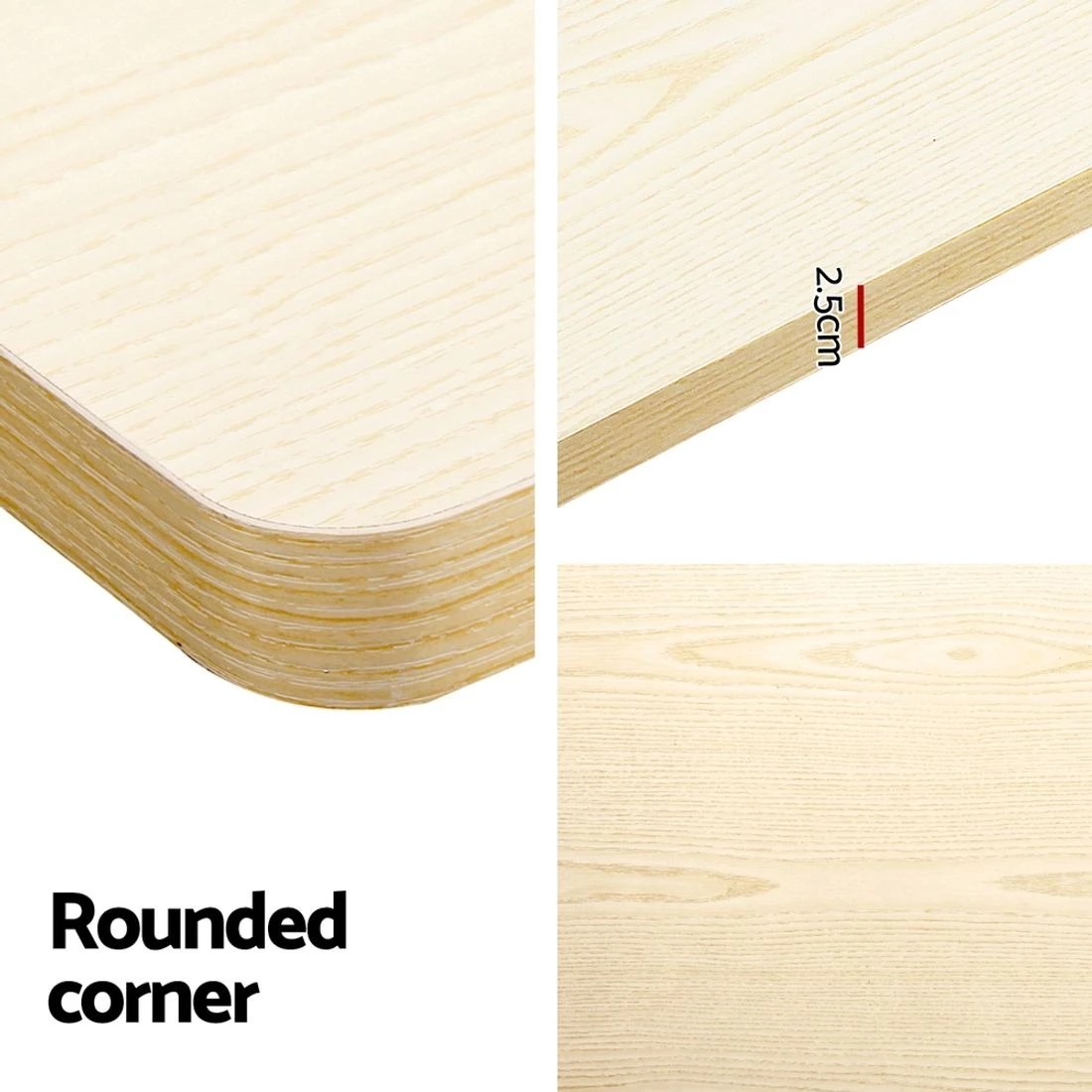 5 Artiss Standing Desk Motorised  Oak 120CM - Brown, 5 of 7