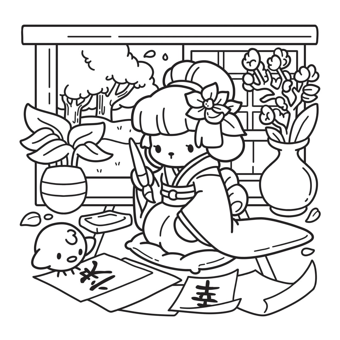3 Cozy Japan Cute Colouring Book by Jade Summer - Book, 3 of 5