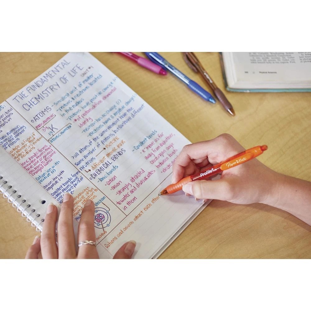 4 Paper Mate Profile Retractable Ballpoint Pen Fashion 8 Pack, 4 of 5