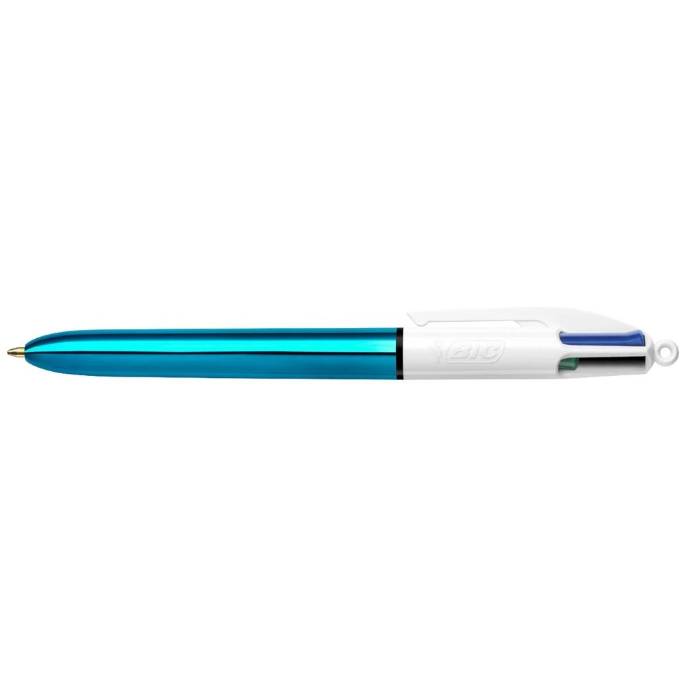 1 BIC 4 Colours Shine Ballpoint Pen Blue, 1 of 6
