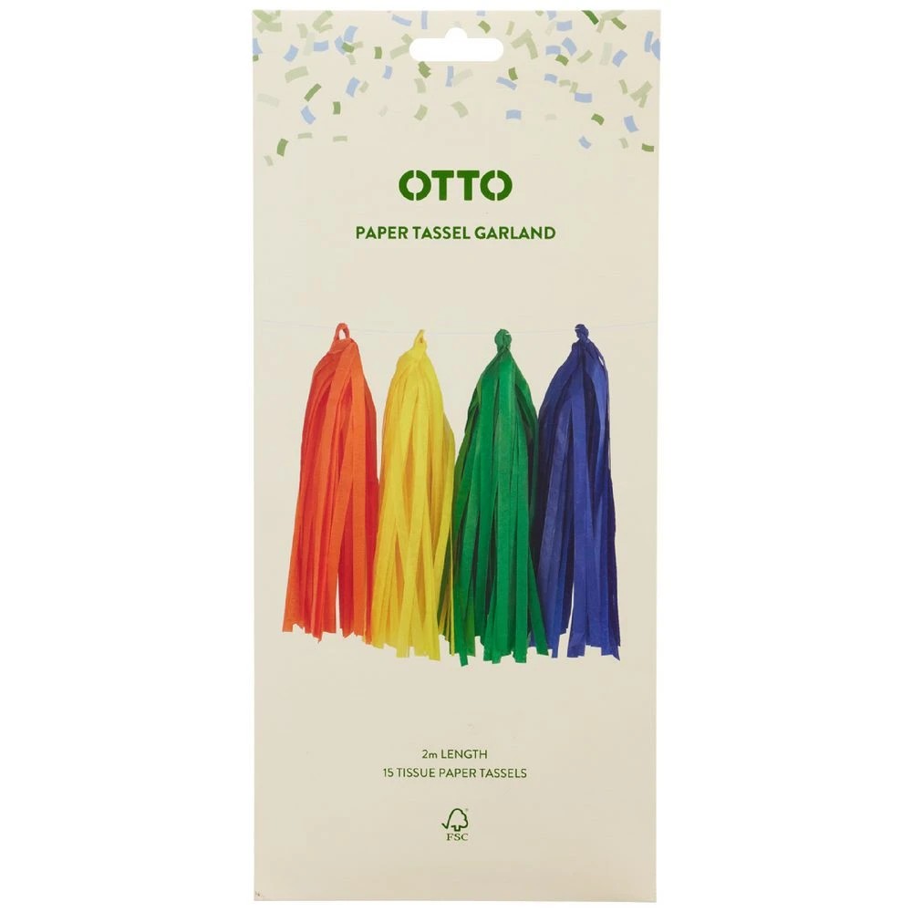 2 Otto Dinosaur Paper Tassel Garland, 2 of 4
