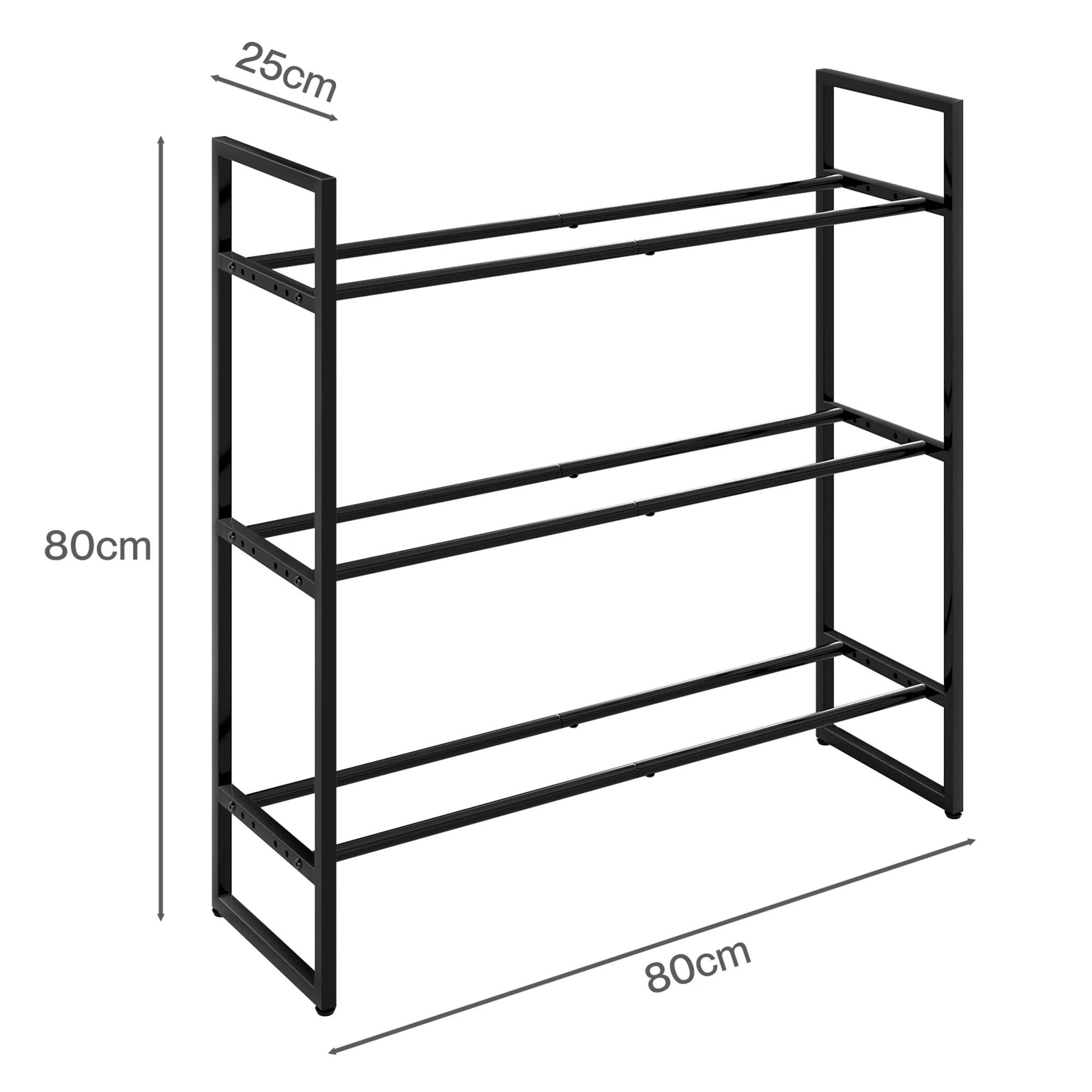 3 Centra Adjustable 3-Tier Dumbbell Rack - Black, 3 of 5