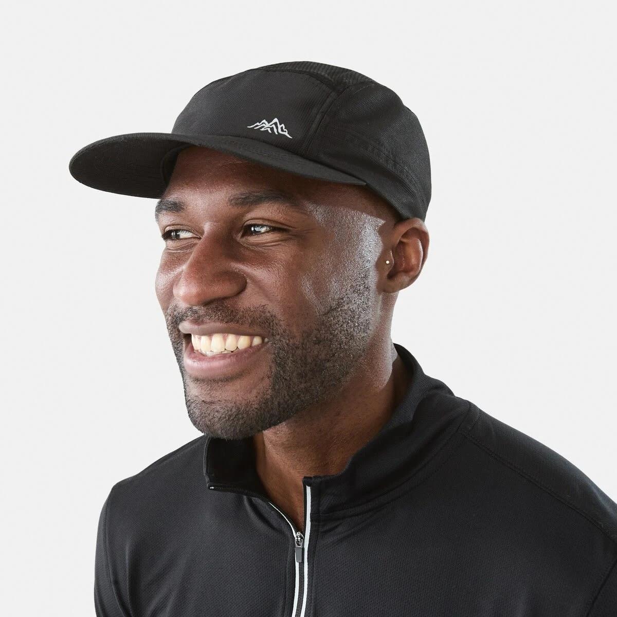 4 5 Panel Sports Cap BLACK, 4 of 4