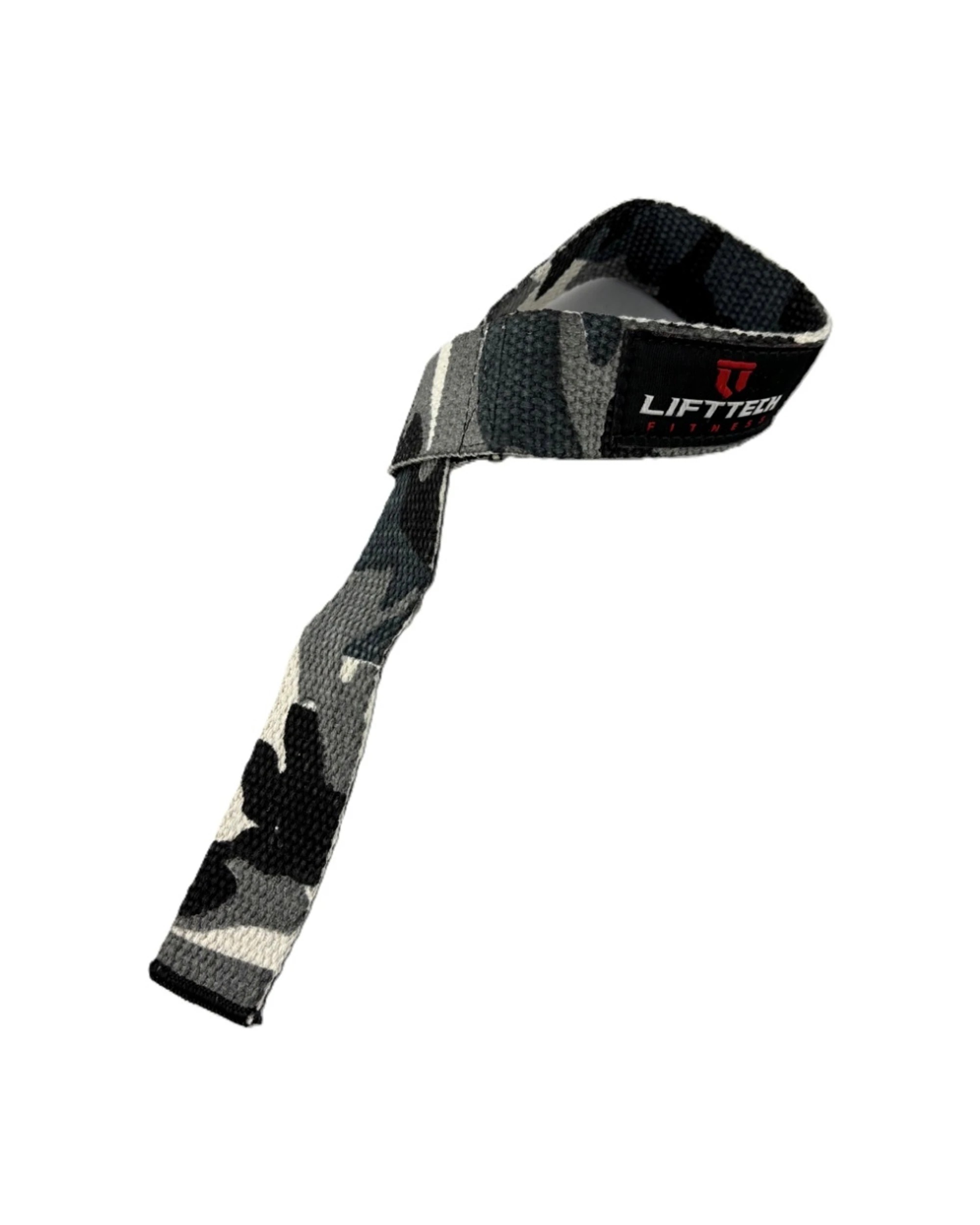 2 Lift-Tech Fitness 2pc Cotton Heavy Lifting Support Durable Grip Straps 21 Inch Camo - Multi, 2 of 3