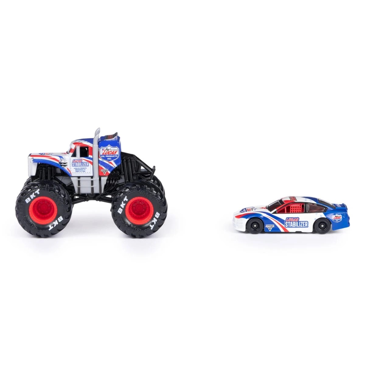 6 Monster Jam 1:64 Scale Truck and Race Car Set - Assorted, 6 of 6