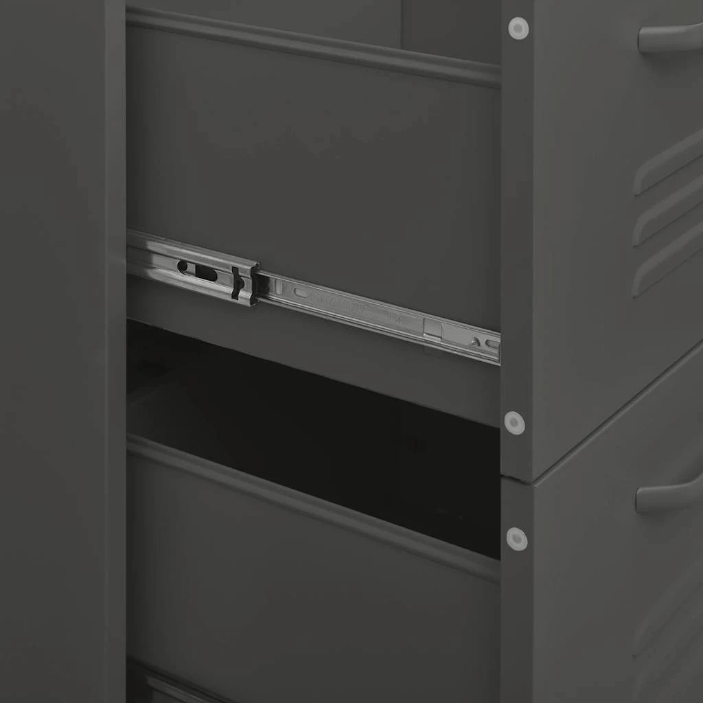 8 Vidaxl Drawer Cabinet - Charcoal, 8 of 10