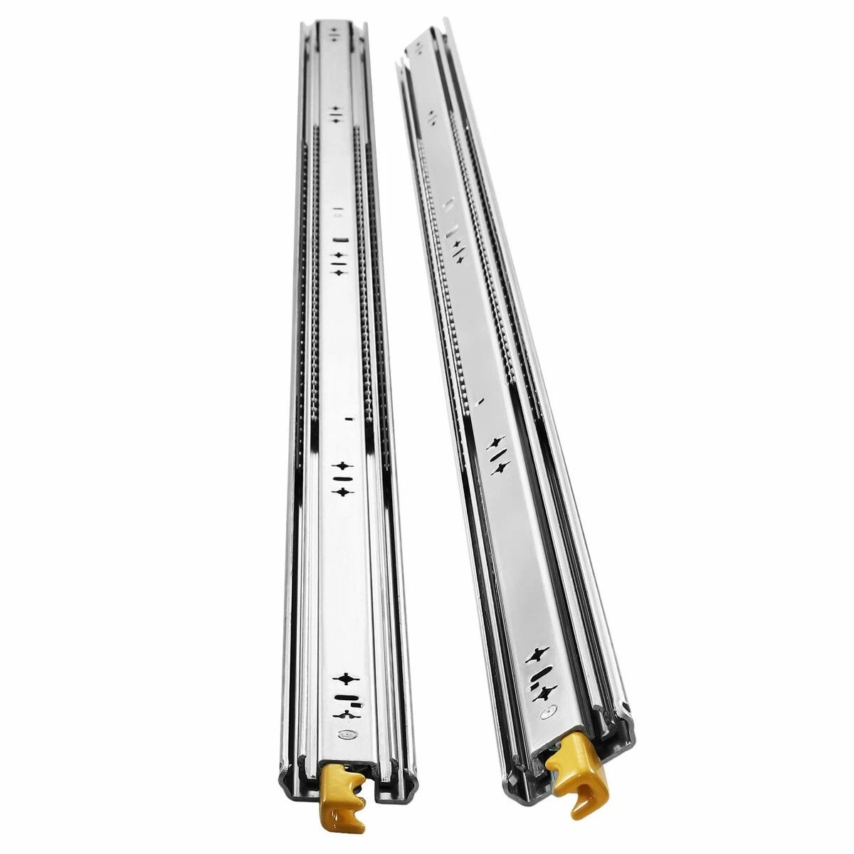 1 Ausway Heavy Duty Drawer Slides Runners Cabinet Track Rails Locking Ball Bearing Guide 125Kg, 1 of 1