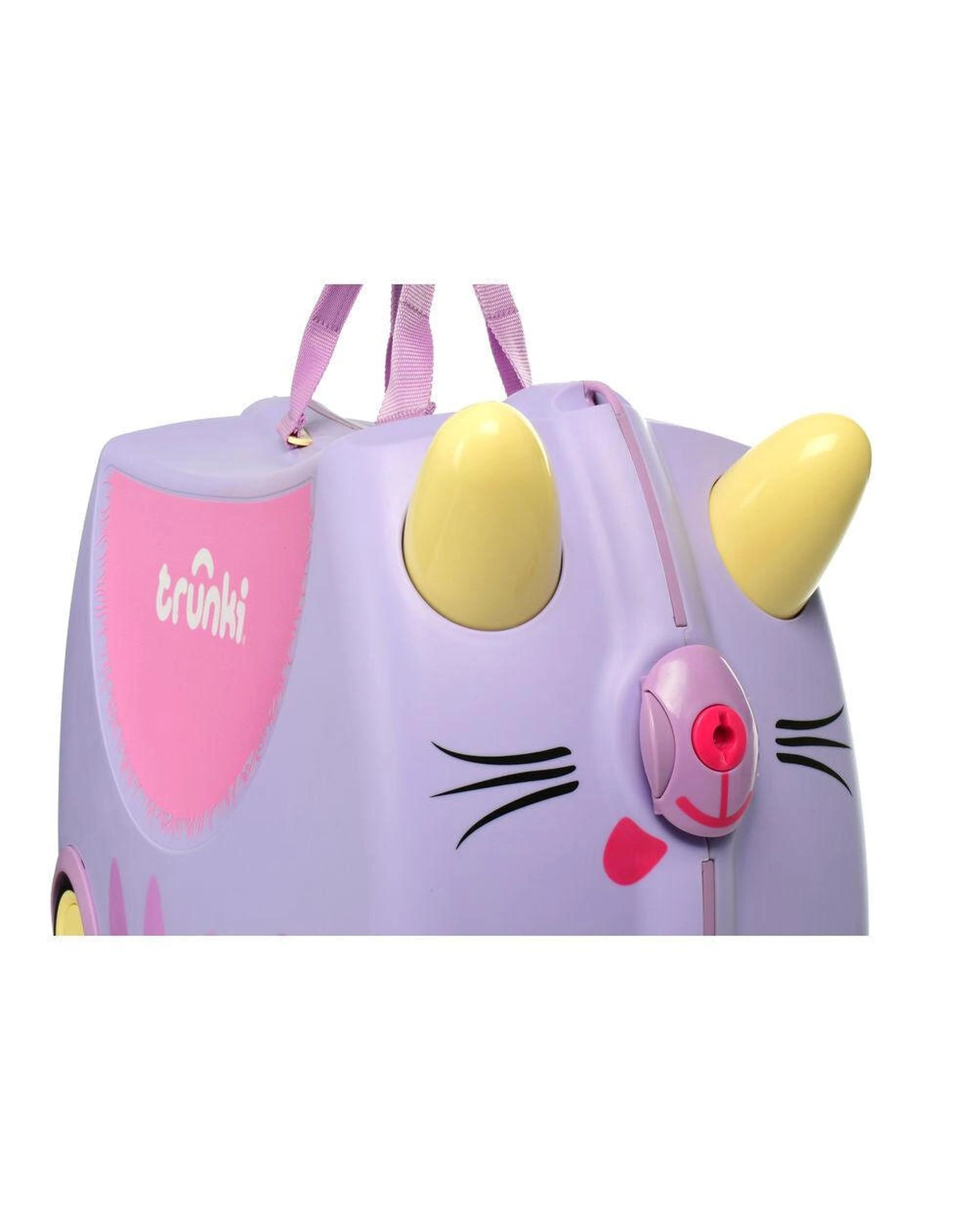 6 Trunki Glide Ride on Luggage Kids Suitcase Toy Box Cassie the Cat, 6 of 7