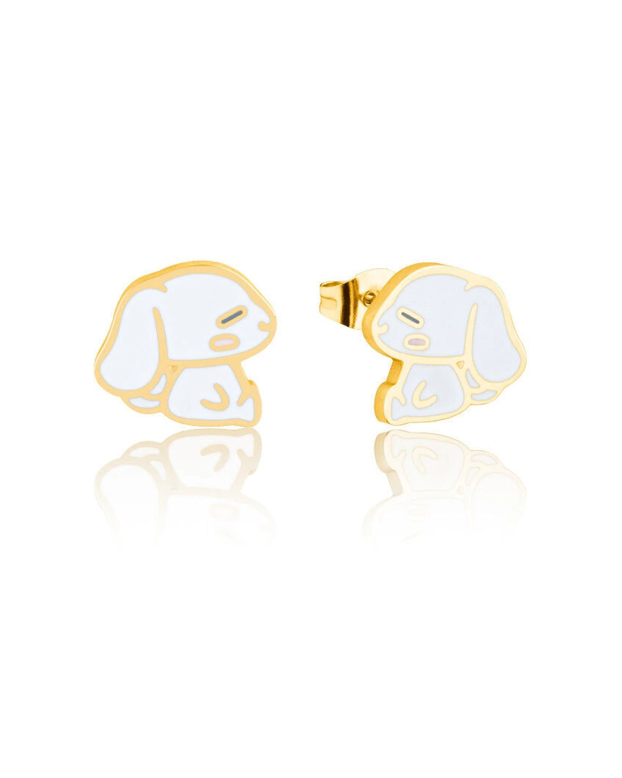 2 Sanrio 2PK ECC Cinnamoroll Stud Earrings Gold Plated Stainless Steel Set - Multi - Multi, 2 of 4