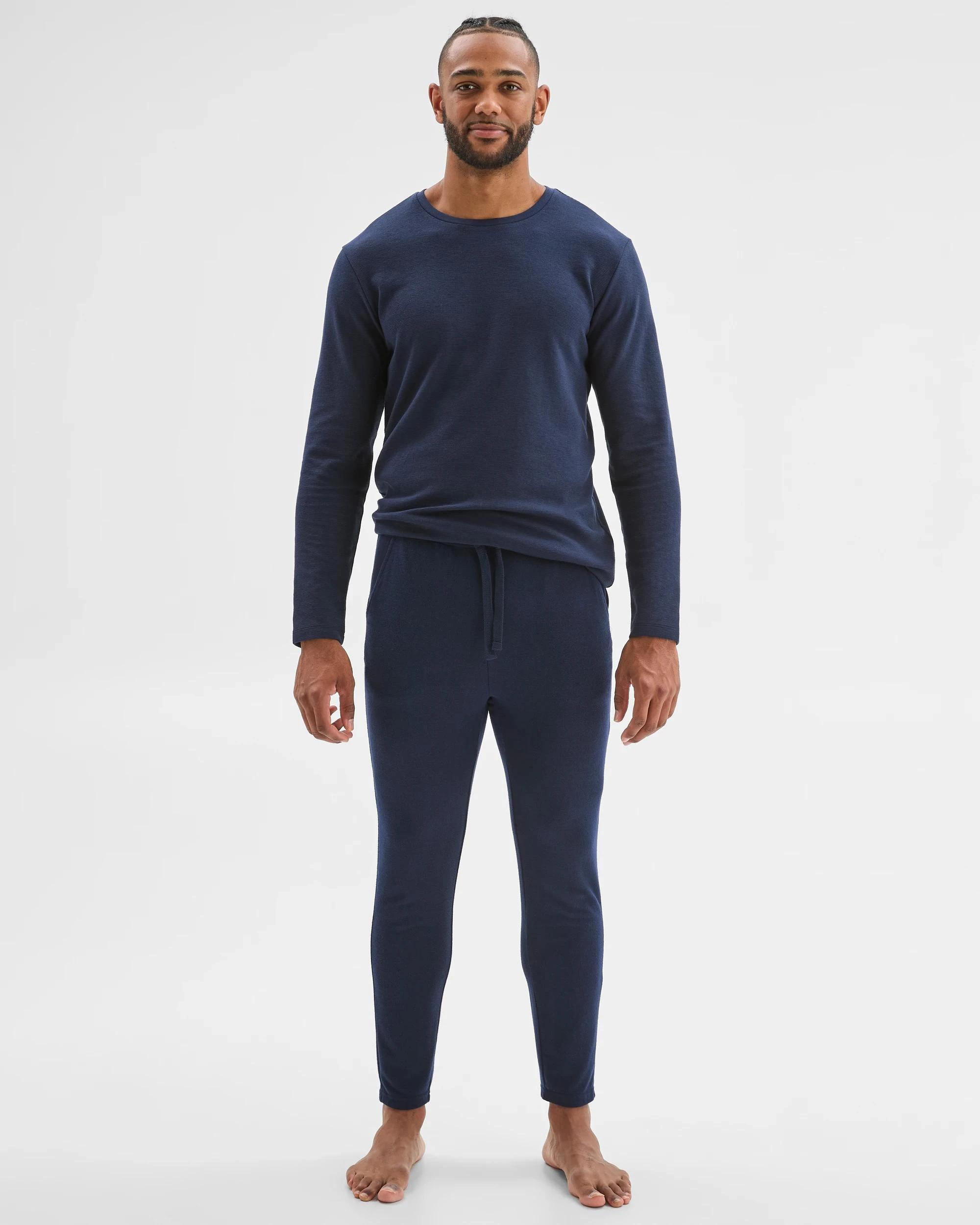 2 Maxx Cozy Knit Sleep Lounge Pants NAVY, 2 of 6