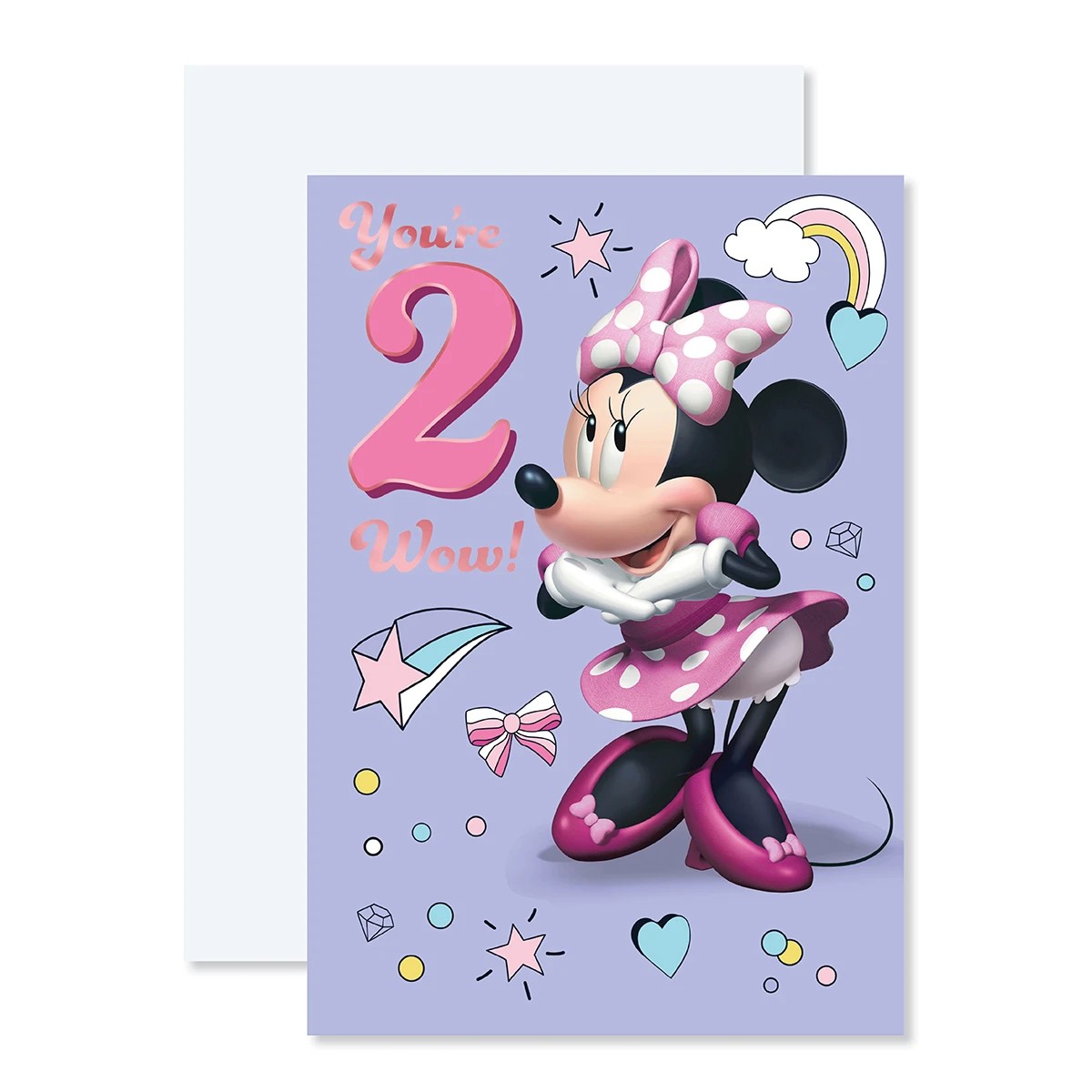 1 Connections from Hallmark 2nd Birthday Card - Minnie Mouse, 1 of 3