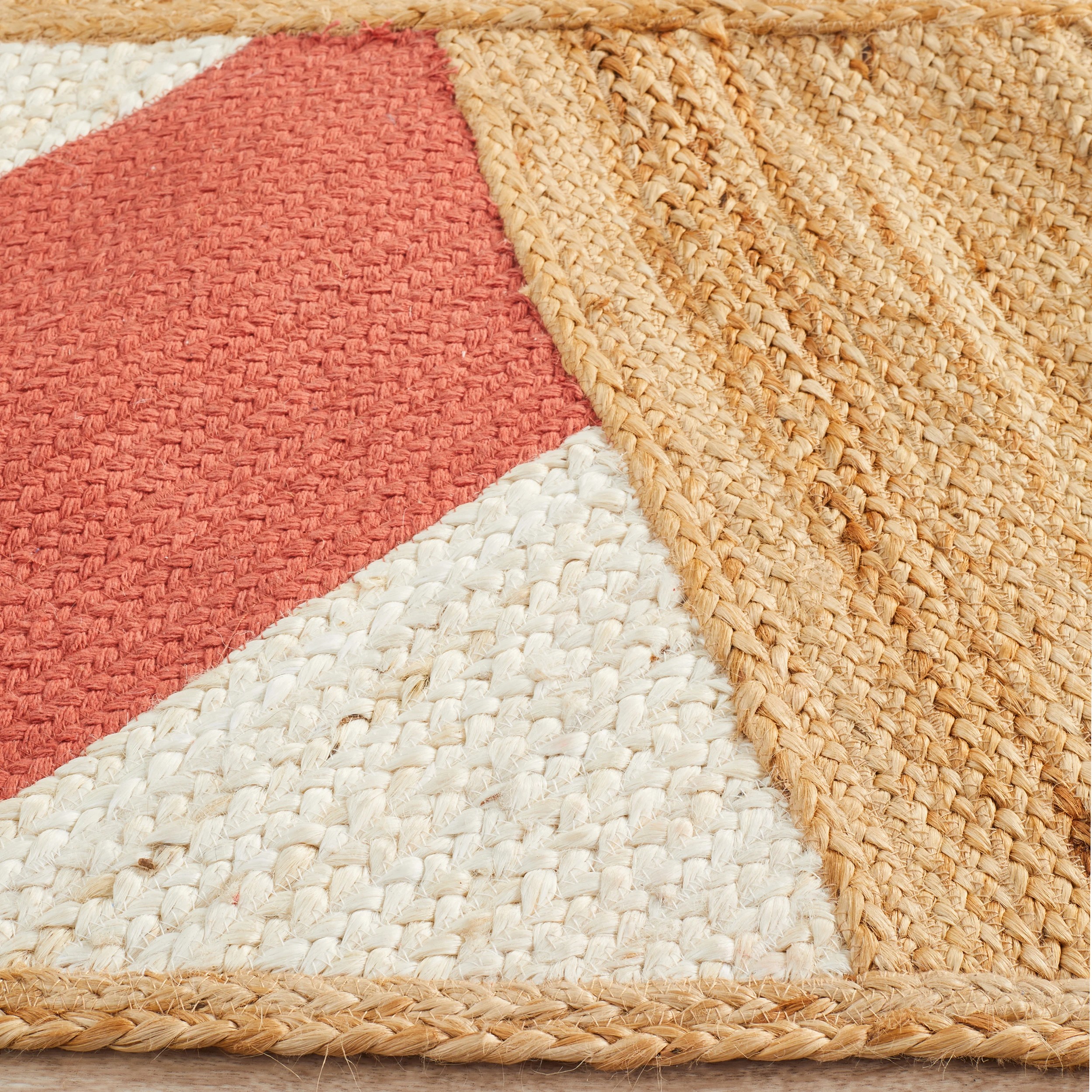 5 Common Ground Rugs Promenade 111 280x190cm - Large Hand Loomed Rug - Orange, 5 of 7