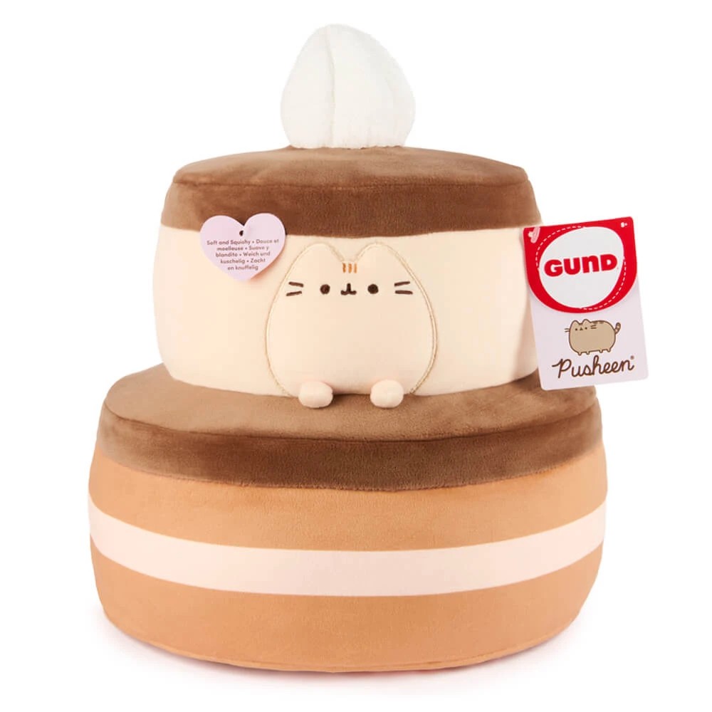 1 Pusheen - Pusheen Chocolate Cake Squisheen 30cm, Soft Toy, Plush, 1 of 5