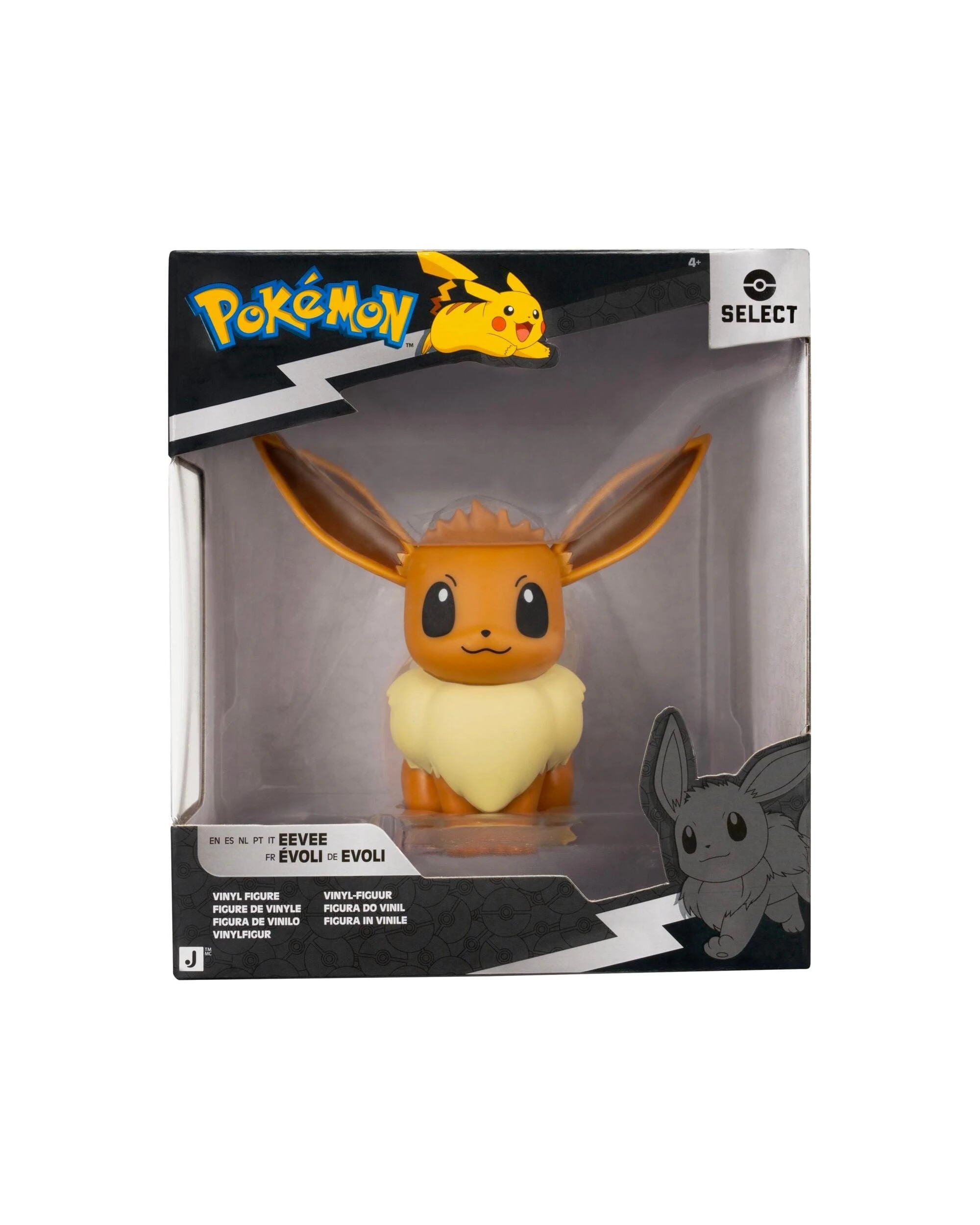 2 Pokemon Select Eevee 4 inch Vinyl Figure, 2 of 8