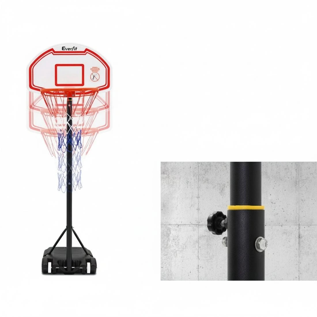 5 Everfit 2.1M Basketball Hoop Stand System Adjustable Portable Pro Kids - Multi, 5 of 7