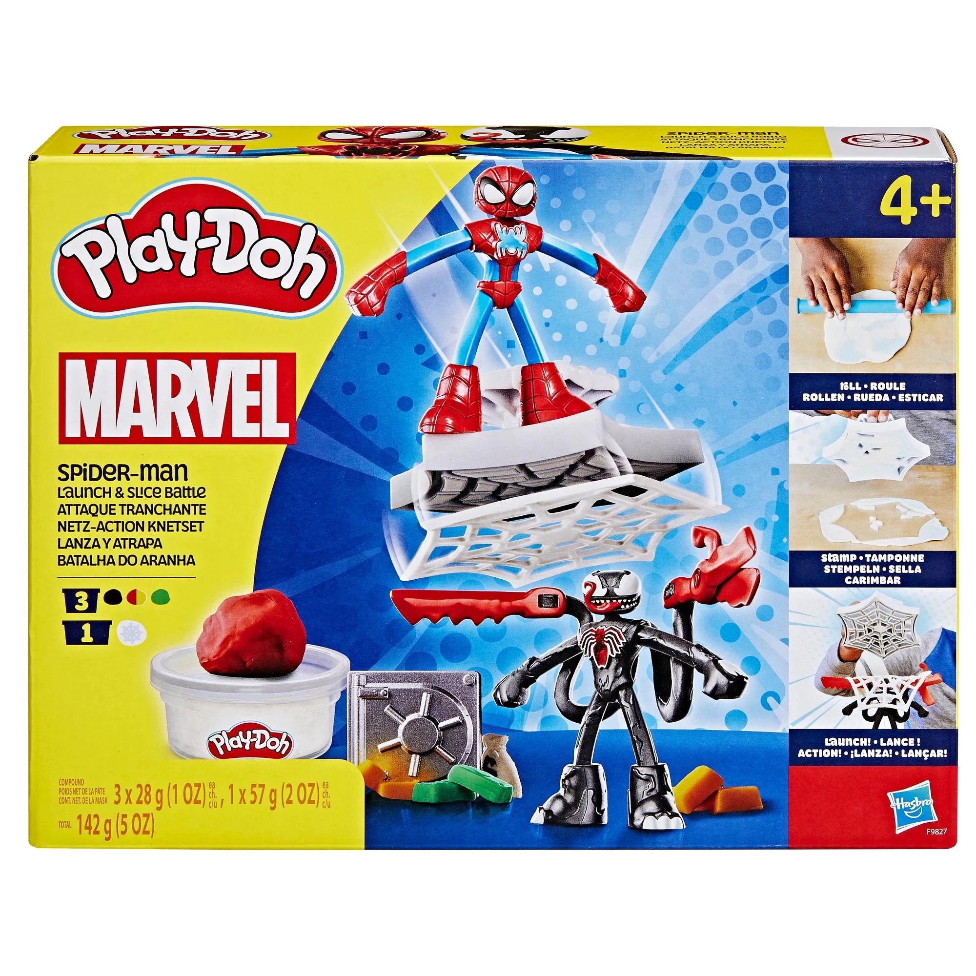 1 Play-Doh Spider-Man Launch And Slice Battle - Multi, 1 of 3