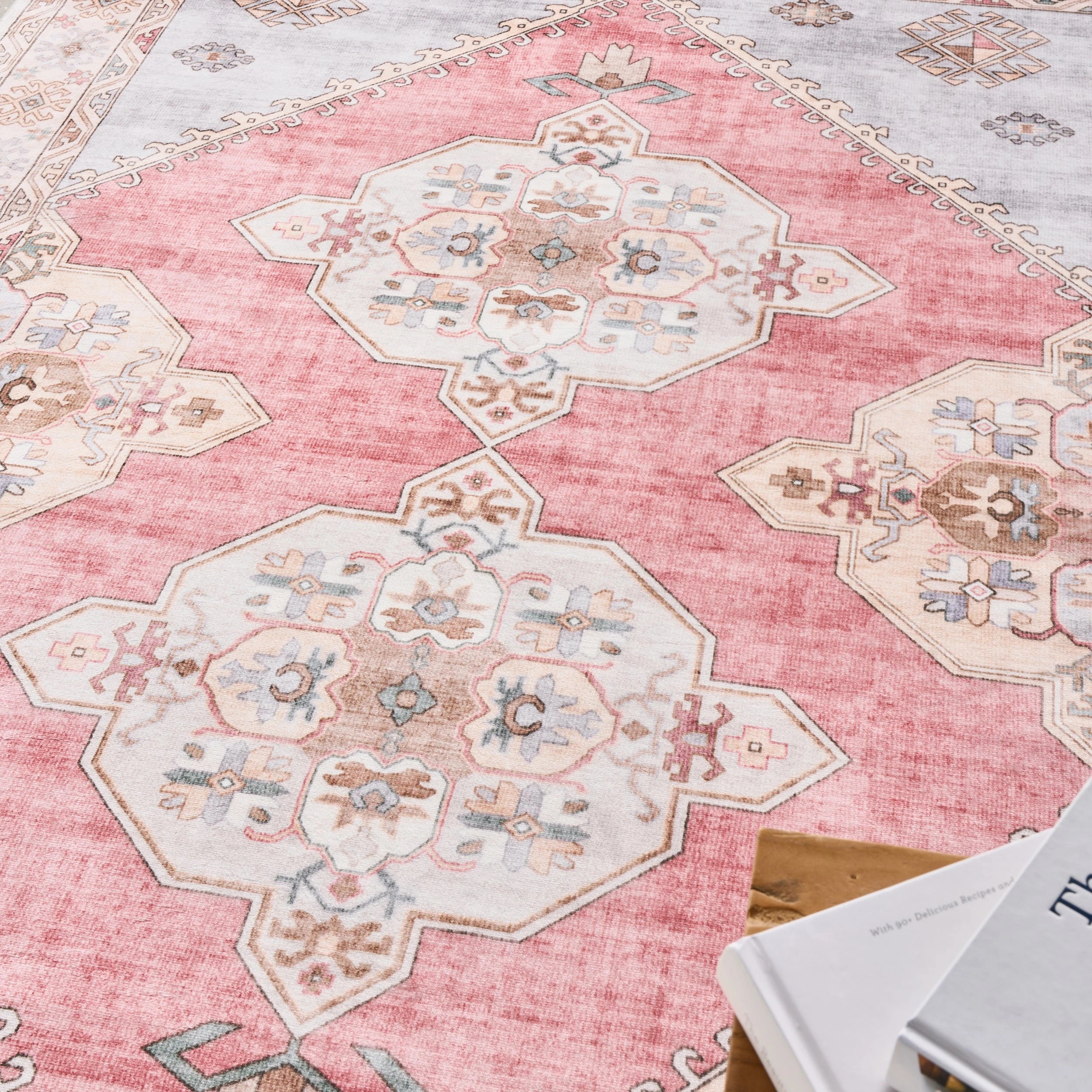 3 Common Ground Rugs Vitality 80 270x180cm - Pink, 3 of 10
