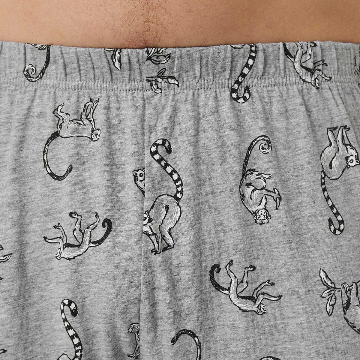 4 Printed Jersey Pants SLOTH LEMURS JUNGLE, 4 of 5