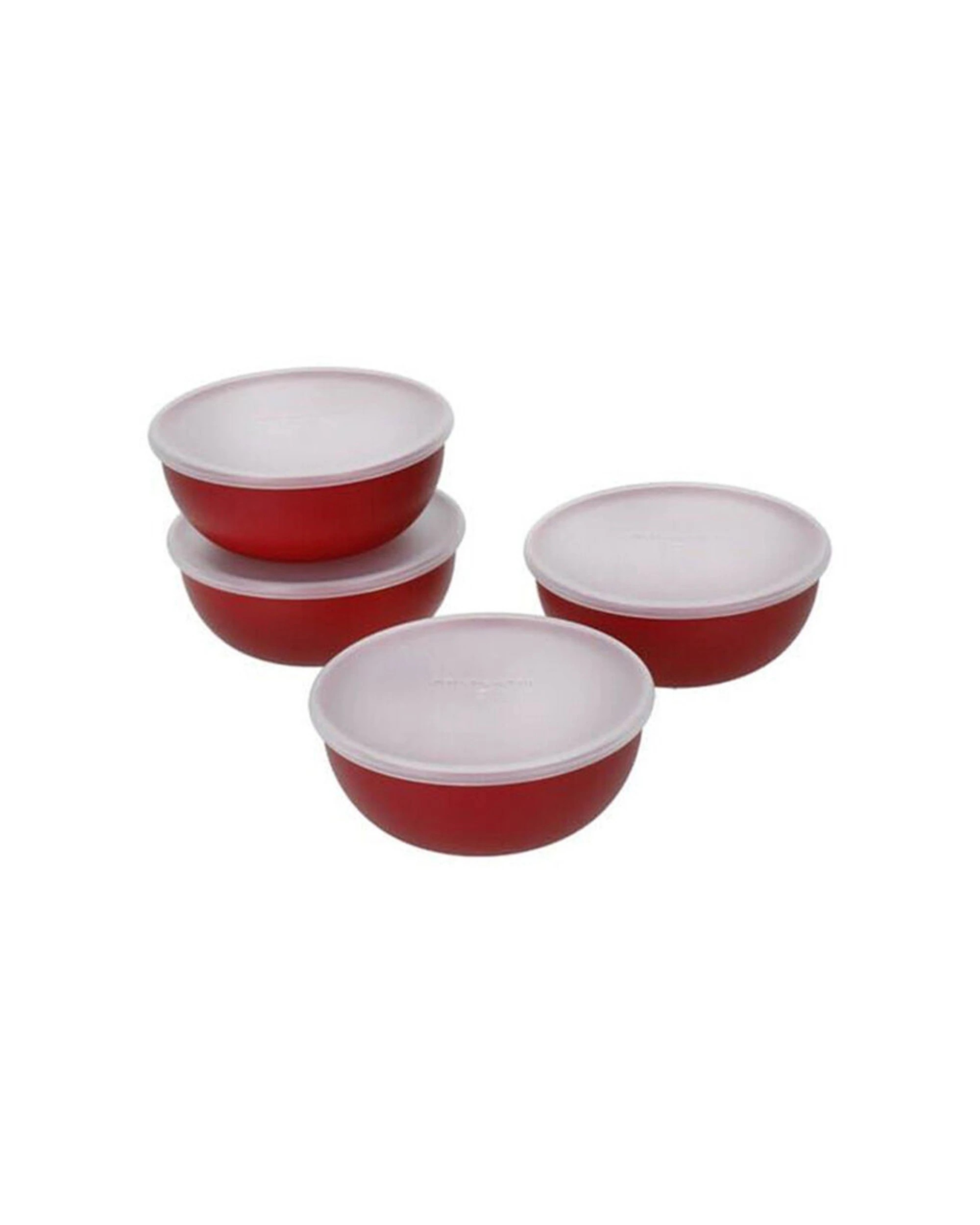 2 KitchenAid 12pc Pinch Food Storage Bowls With Lids 4oz Dishwasher Safe - Red, 2 of 6