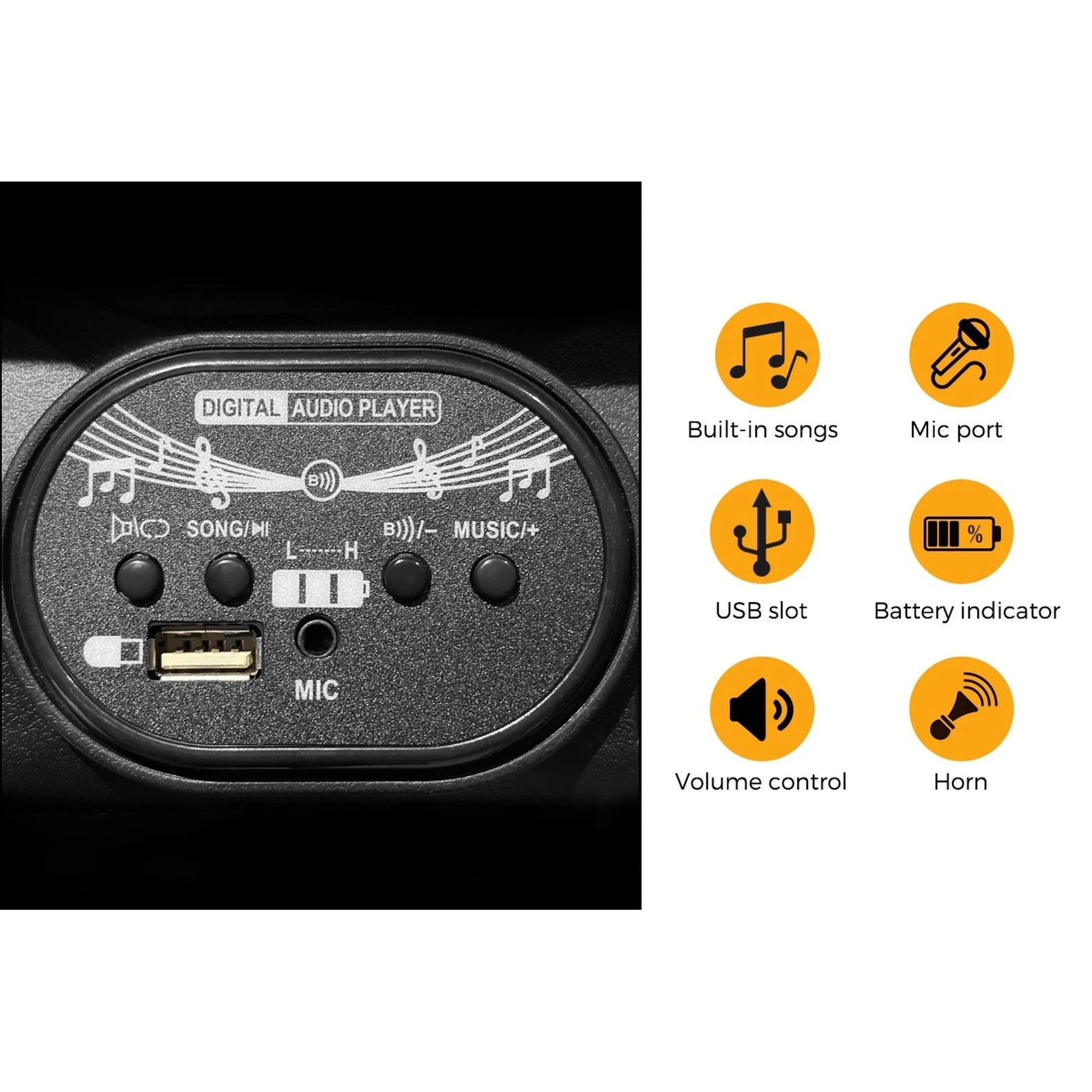 6 Mazam Kids Ride On Car 12v Electric Toy Jeep Battery Remote Control Led Cars
 - Red, 6 of 10