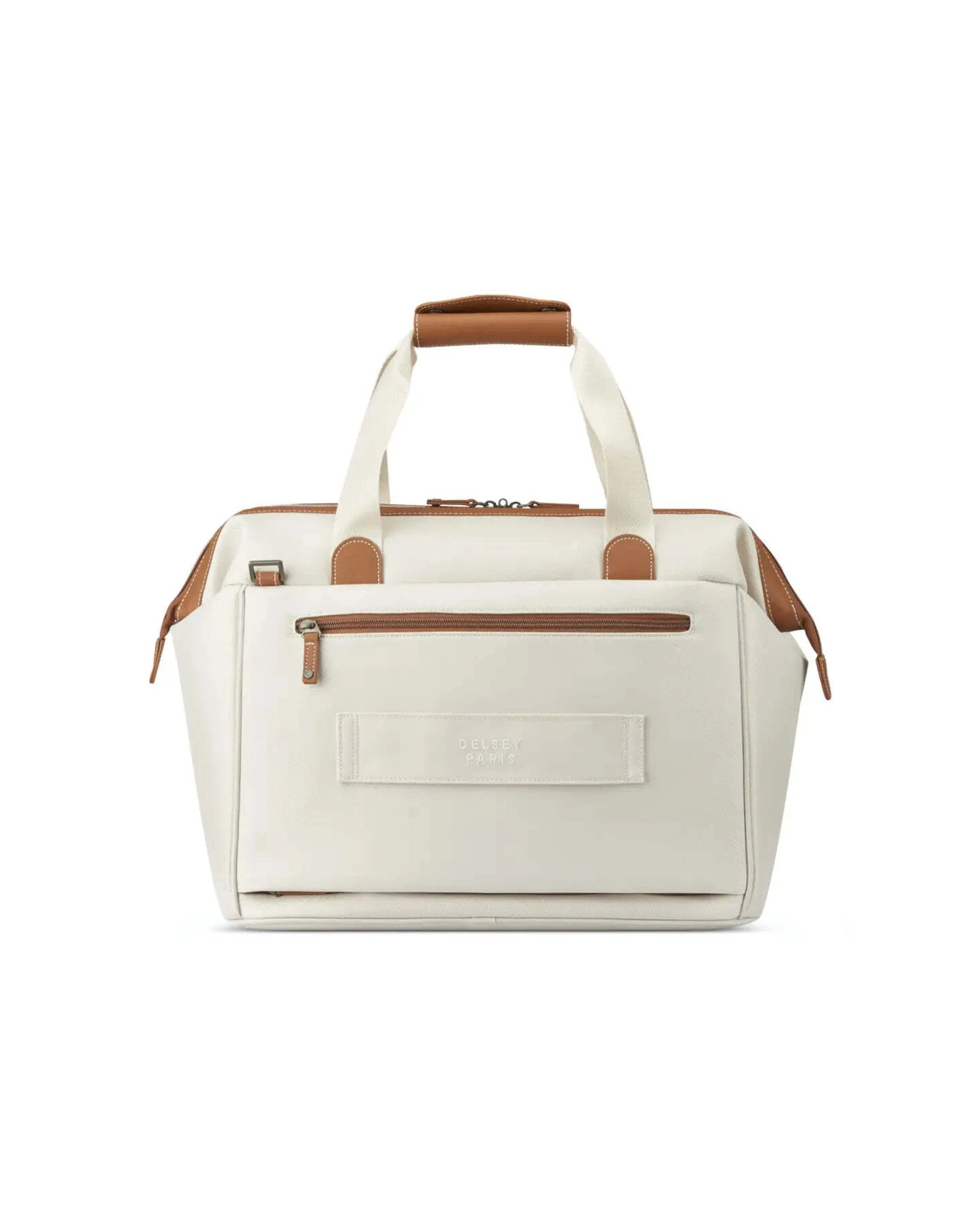 4 Delsey Chatelet Air 2.0 Weekender S Overnight Bag Laptop Compartment Recycled Angora - White, 4 of 8