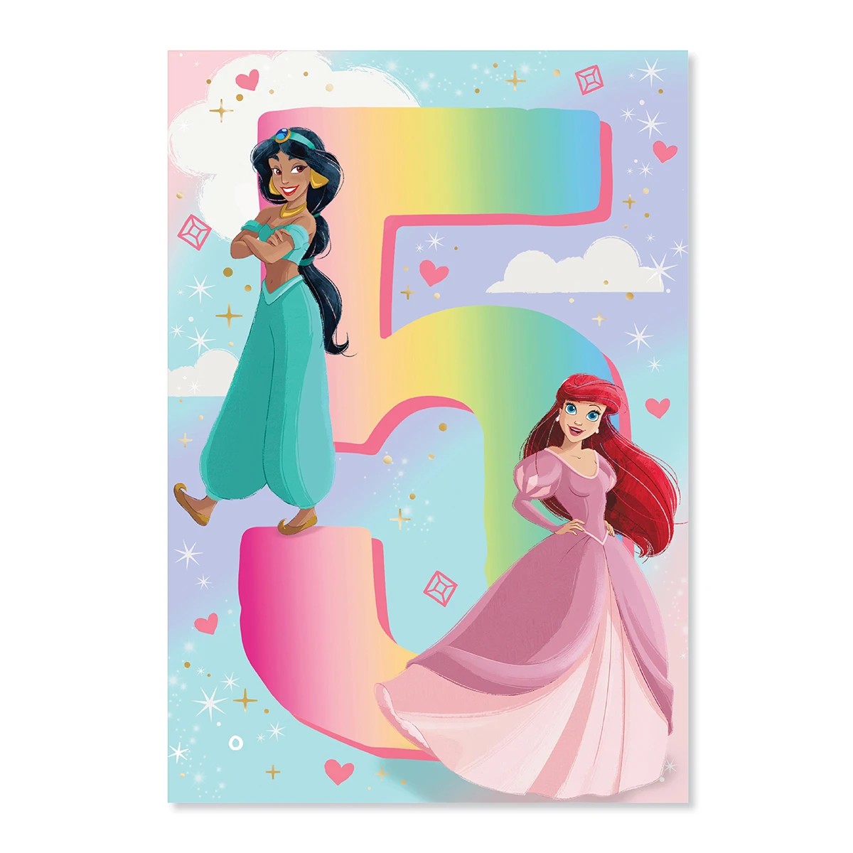 3 Connections from Hallmark 5th Birthday Card - Disney Princess, 3 of 3