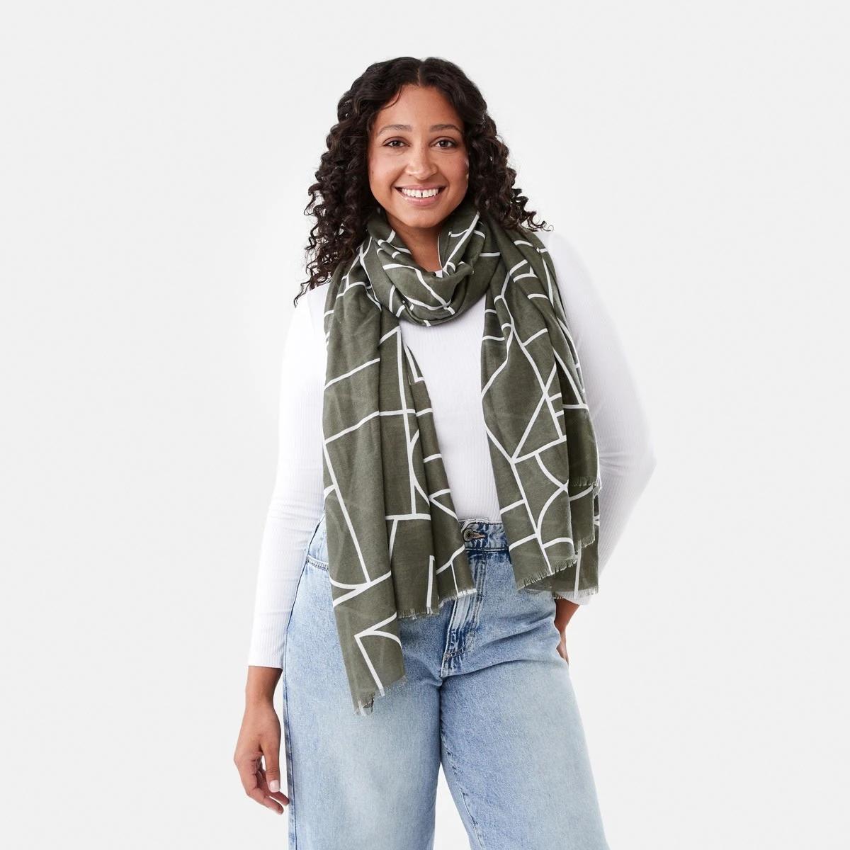 3 Lightweight Scarf Mono Line, 3 of 3