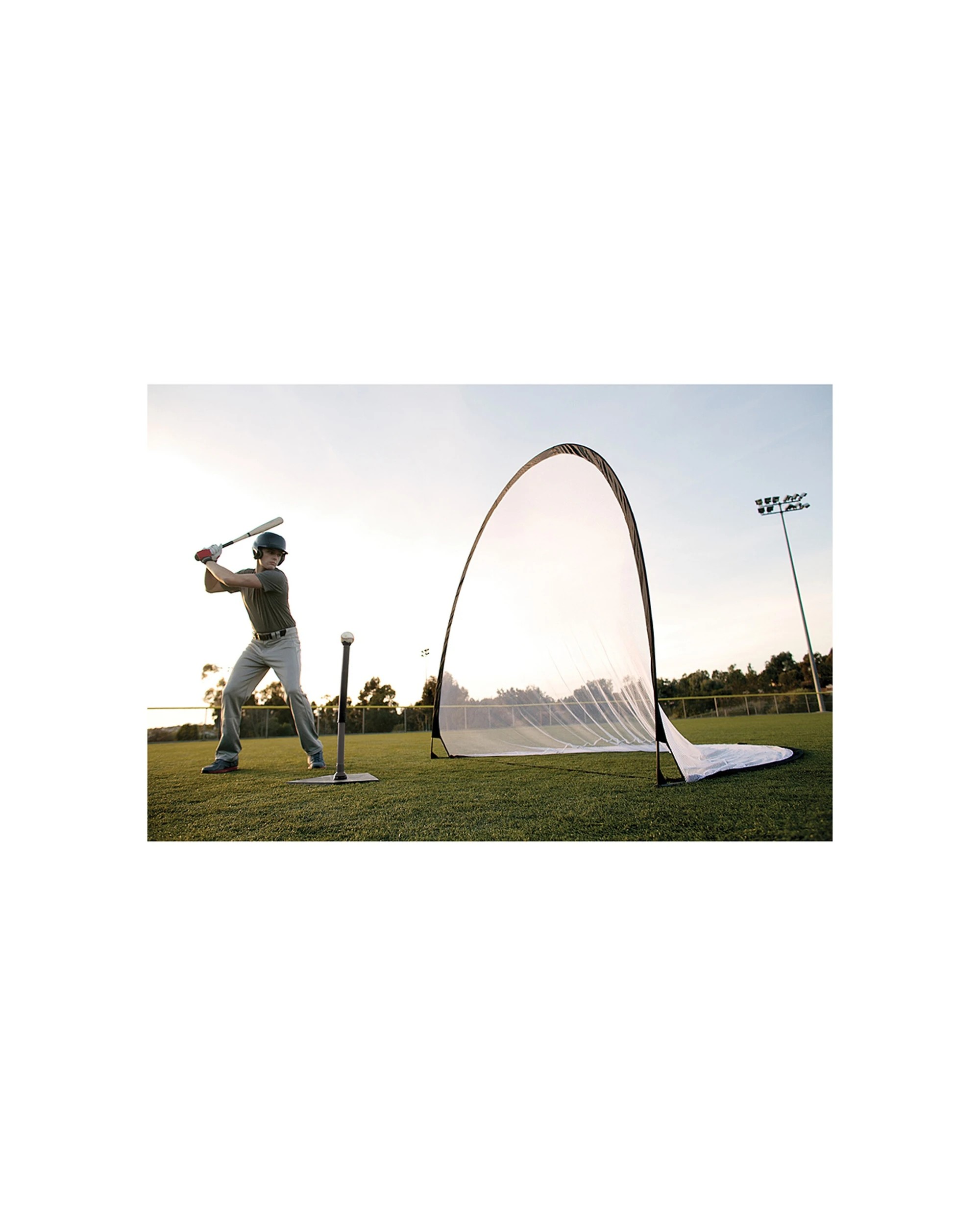 4 Sklz 7 Inch Practice Net Versatile Lightweight Easy Setup Indoor Outdoor Use - Black, 4 of 5
