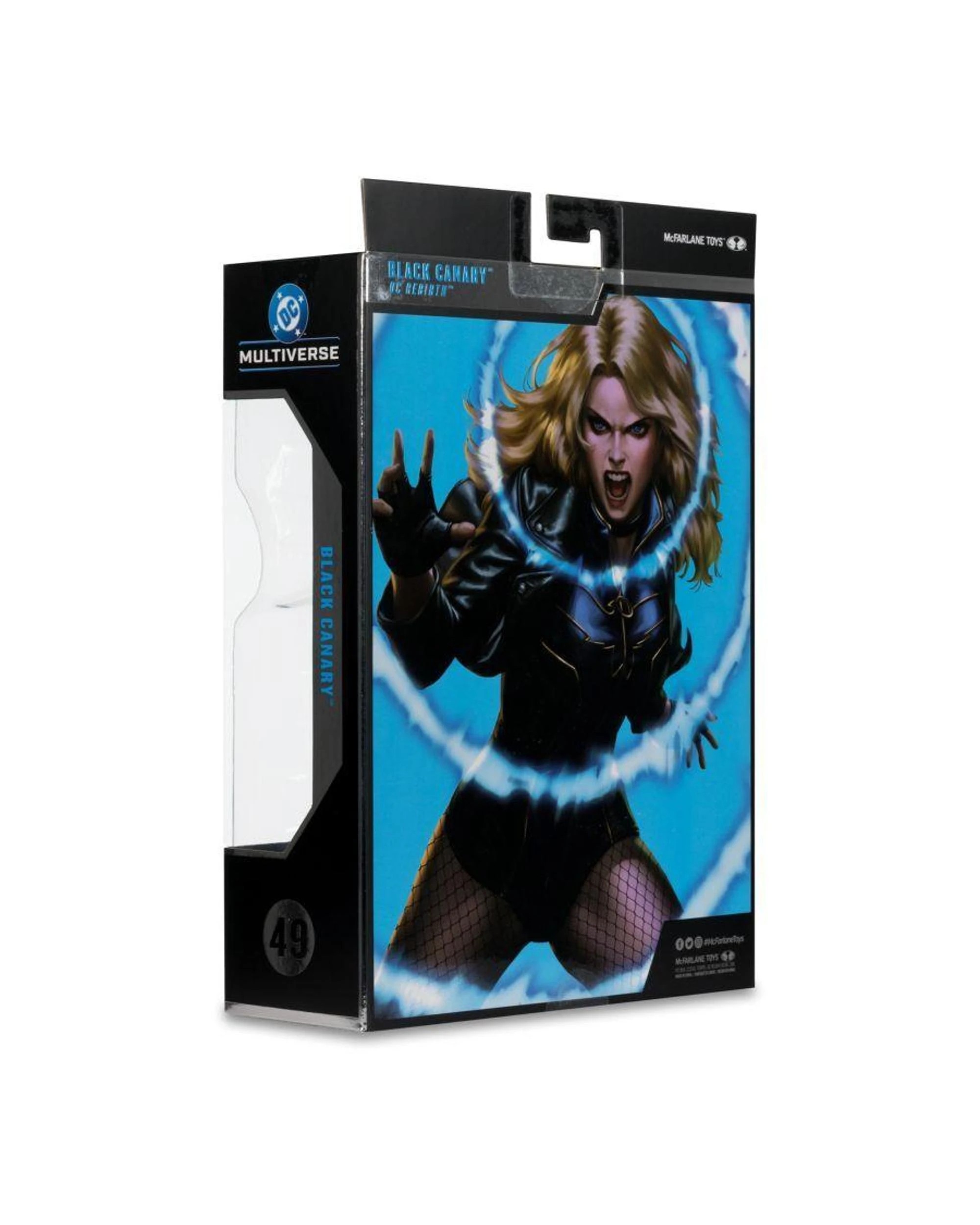 9 McFarlane DC Multiverse Rebirth Black Canary #54 Collector Edition 7 inch Action Figure, 9 of 9