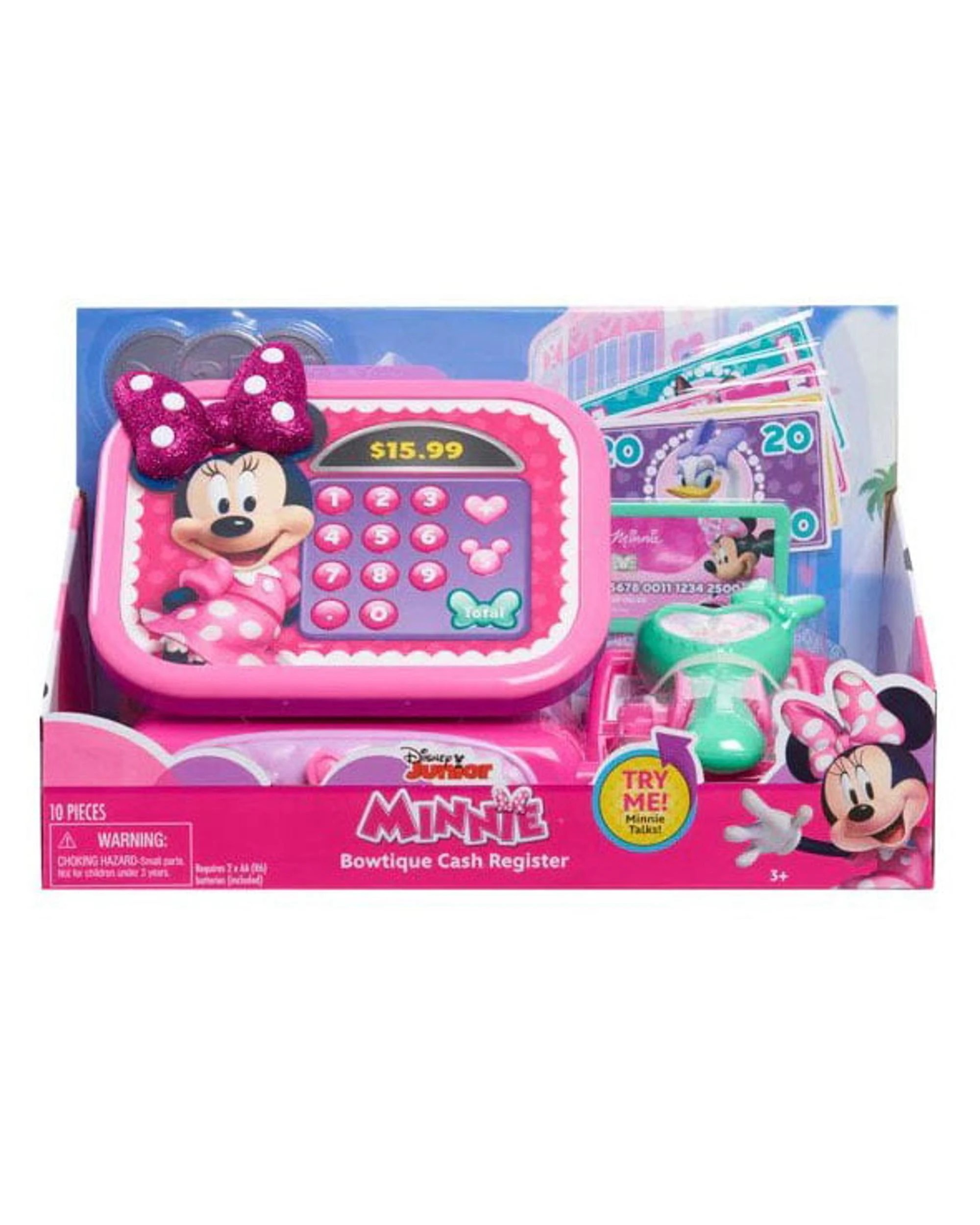 1 Disney Junior Minnie Mouse Bowtique Cash Register, 1 of 3