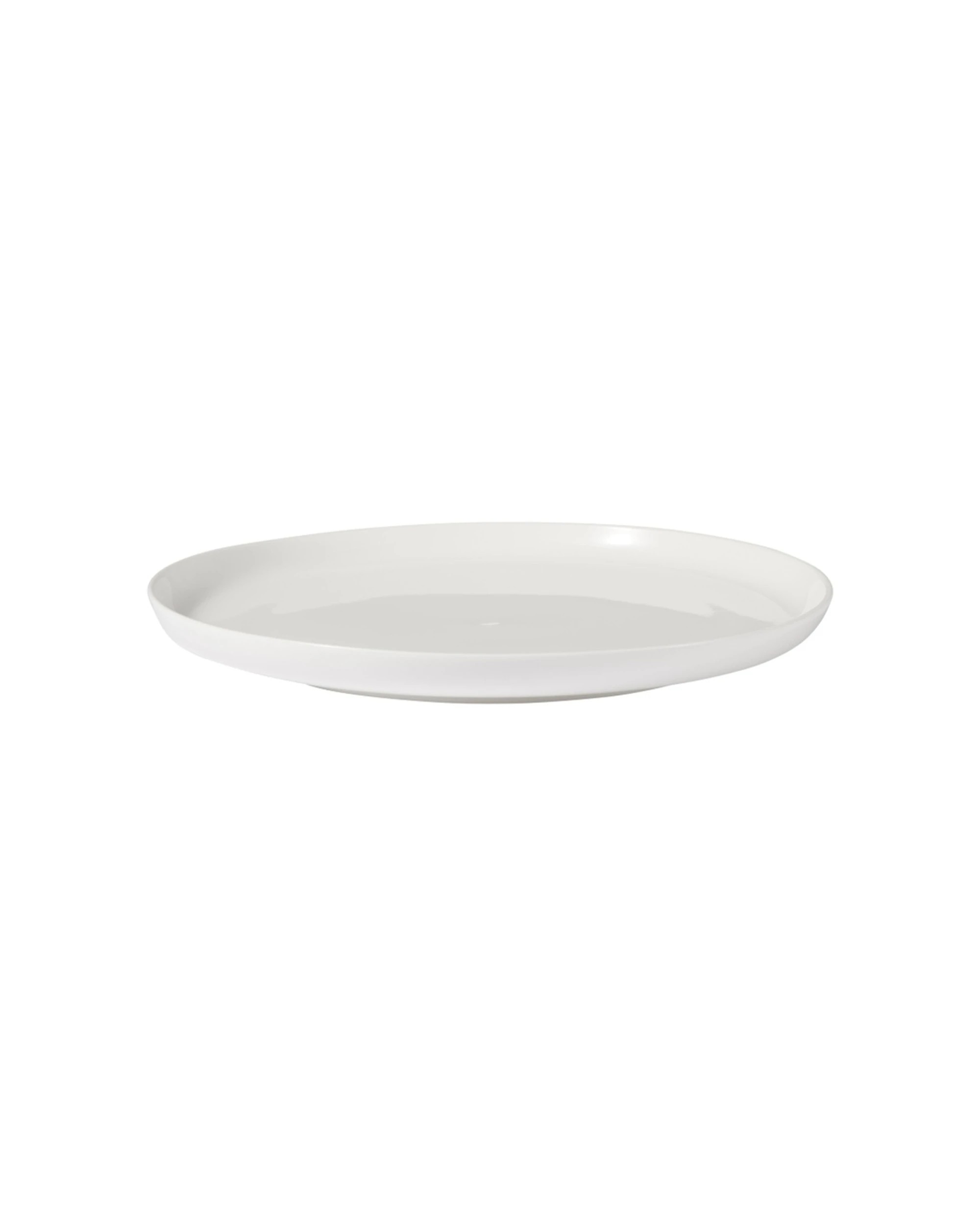 2 Maxwell & Williams 4x Basics Porcelain High Rim Plate Dinnerware 20.5cm Set - White, 2 of 2