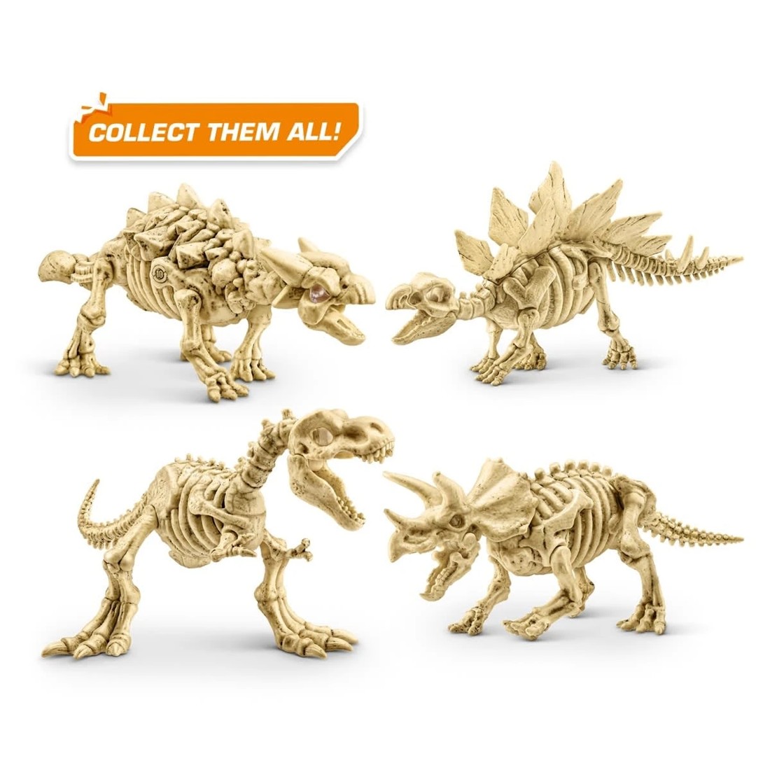 4 17 Piece Zuru Robo Alive Dino Fossil Find! Amber Adventure! - Assorted, 4 of 7