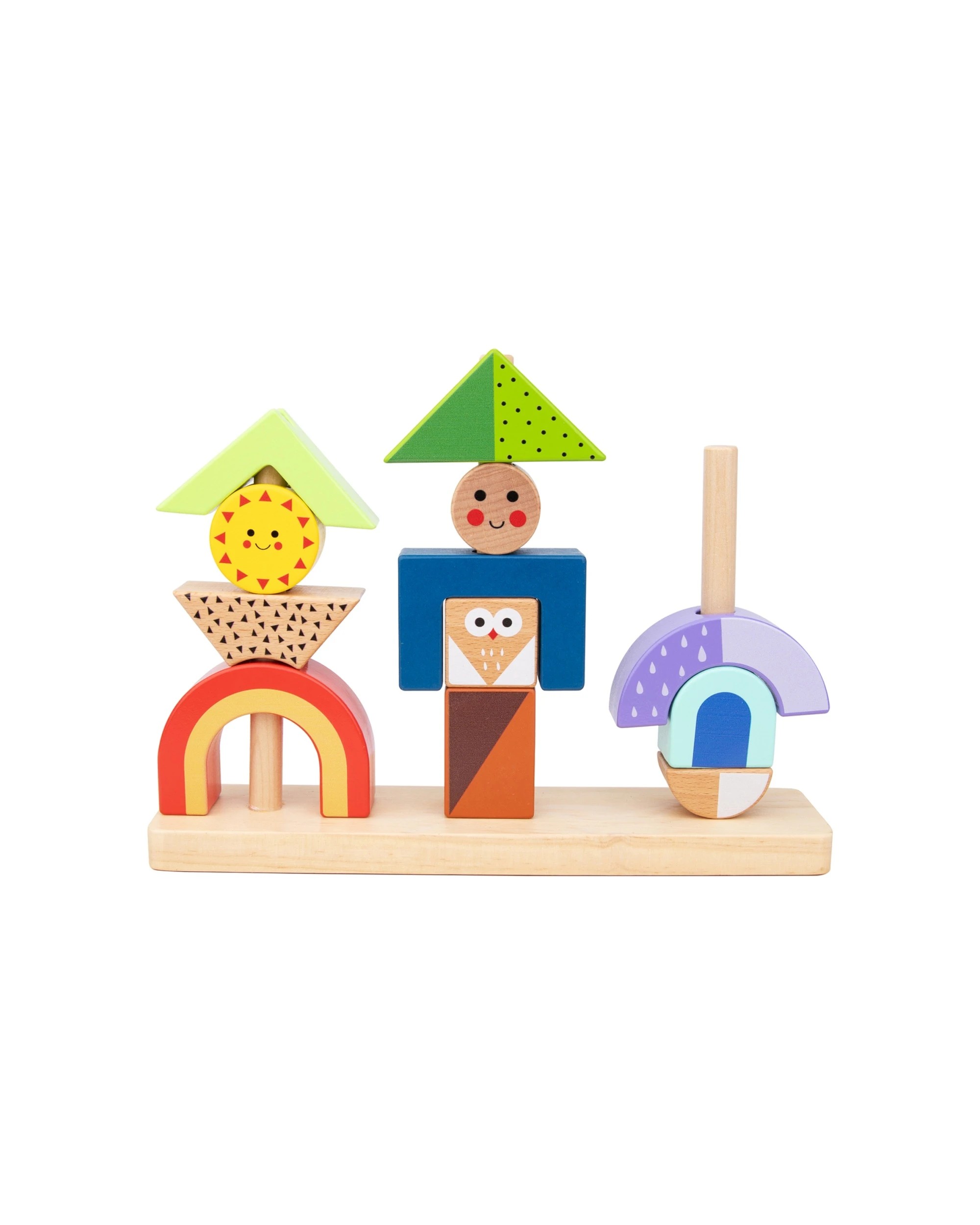 5 Tooky Toy 14pc Toddler Childrens Stacking Shadow Fun Educational Activity Game - Multi, 5 of 7