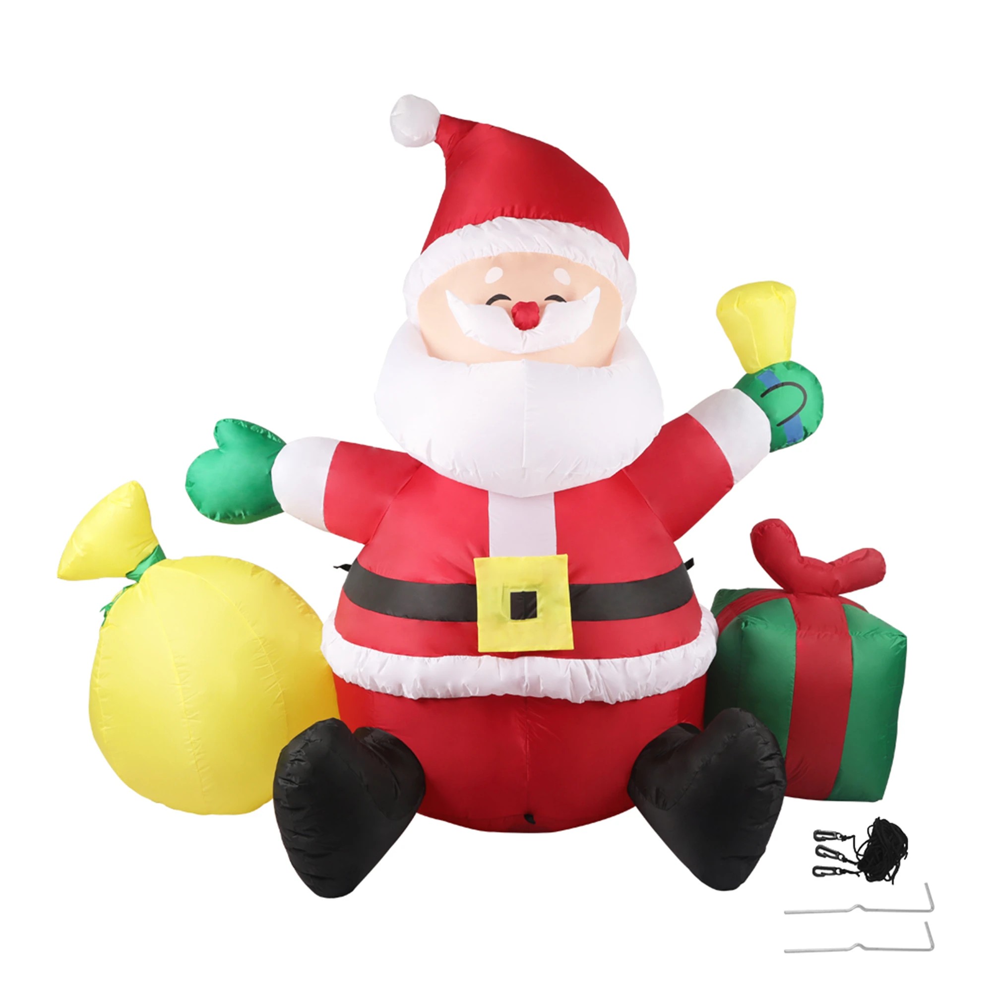 1 Santaco Inflatable Christmas Santa Lighted 1.8m, 1 of 4