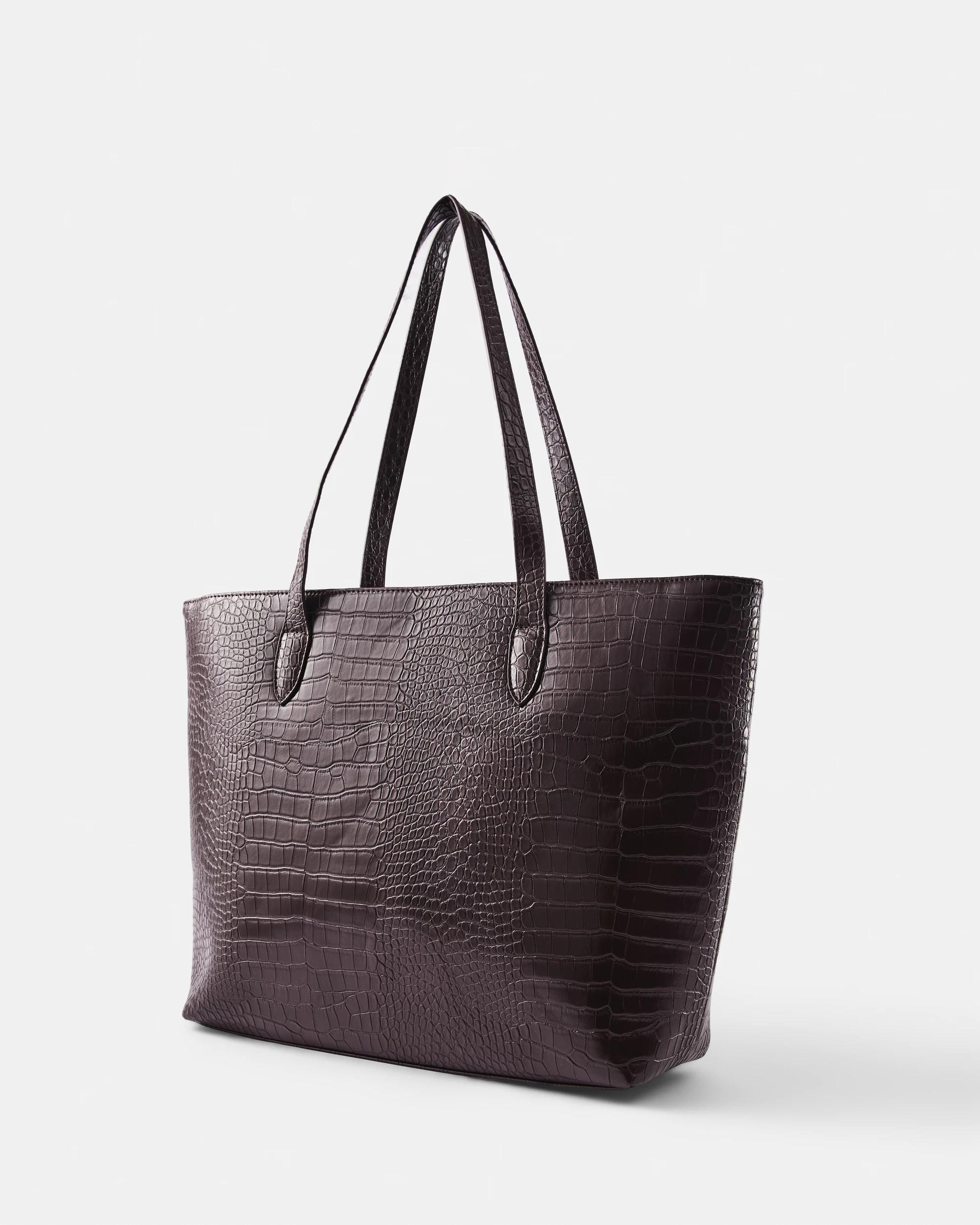 4 Everyday Tote Bag Deep Fudge, 4 of 8