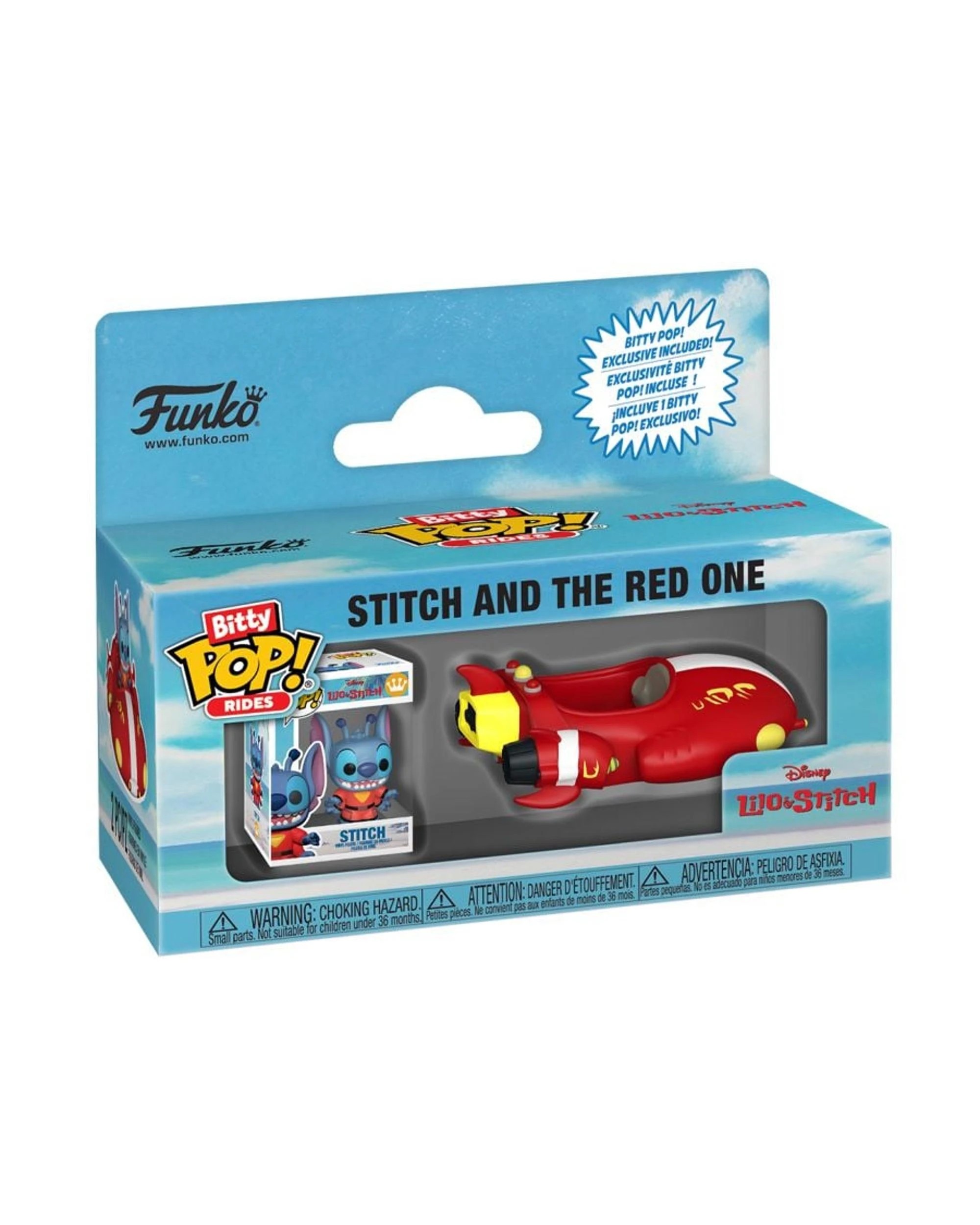 1 Lilo and Stitch: Stitch and The Red One Bitty Rides Funko POP! Vinyl, 1 of 4