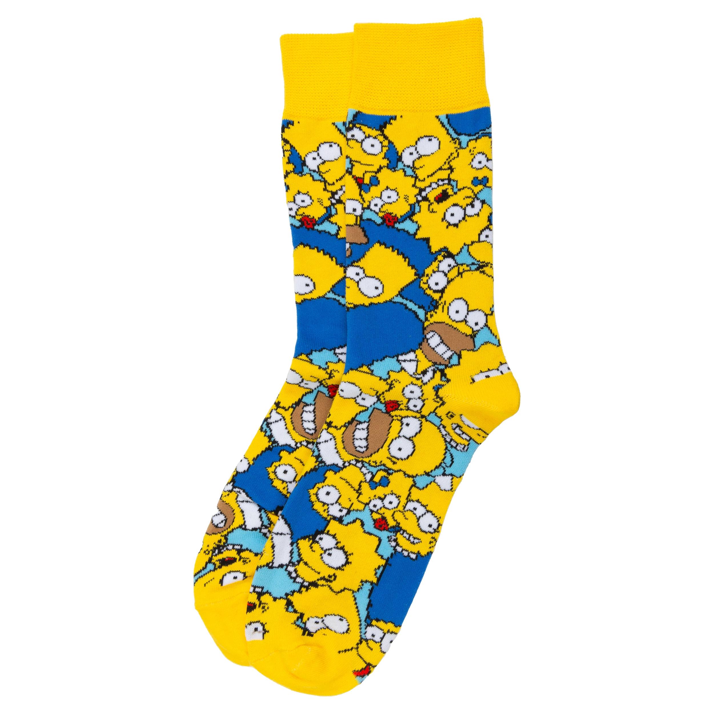 2 2 Pack The Simpsons License Socks 2PK SIMPSONS, 2 of 3