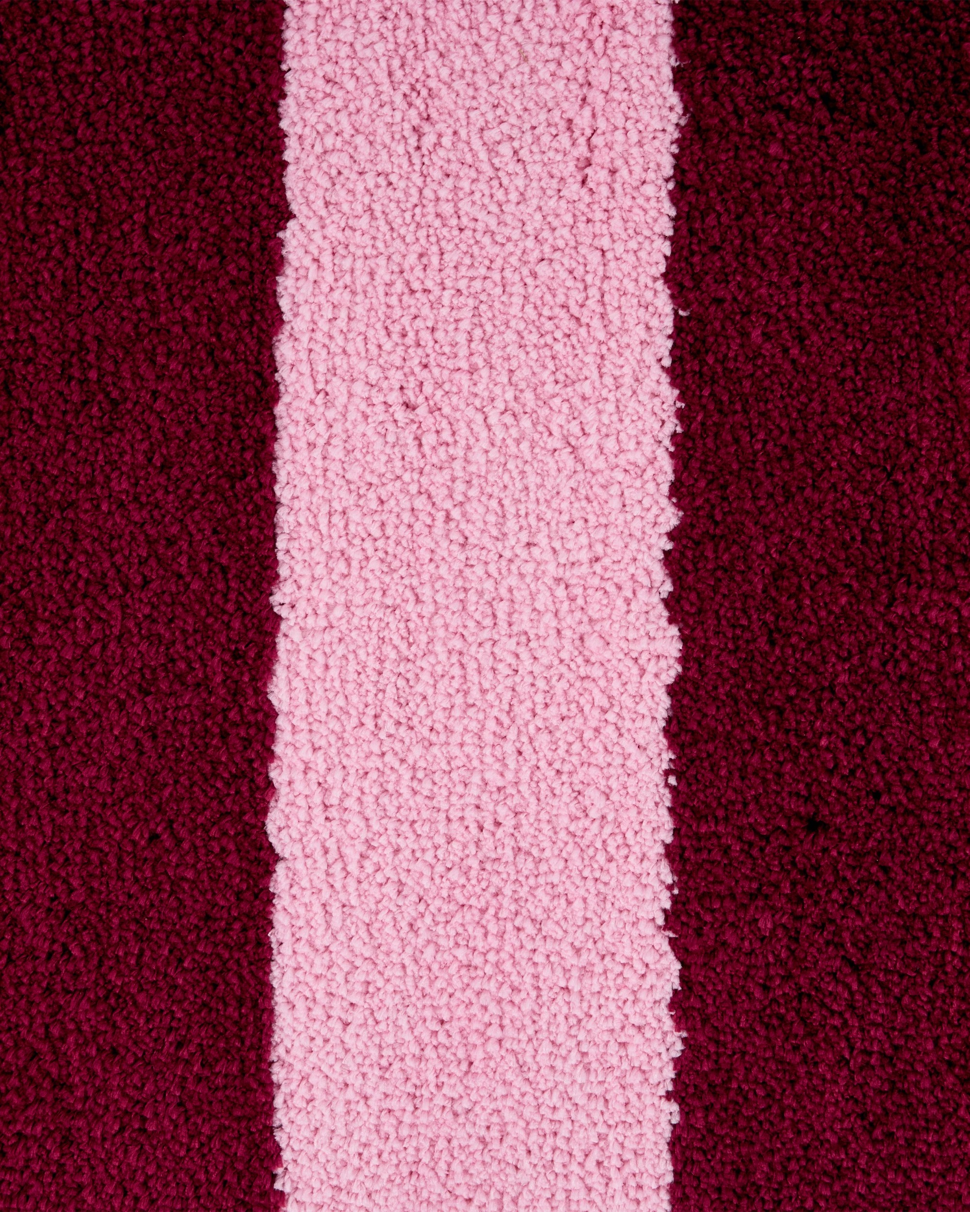 4 Memory Foam Bath Mat - Berry Stripe, 4 of 5