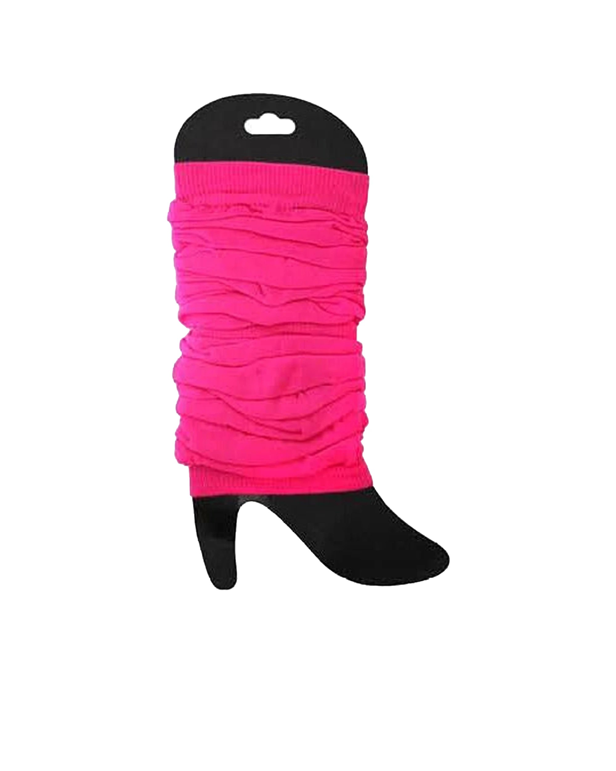 1 JD Party Plain Leg Warmer Thin Party Attire Accessory Costume Hot - Pink, 1 of 1