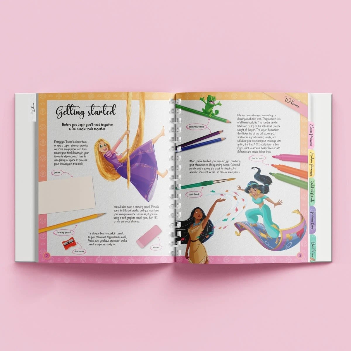 2 Unbind Your Mind! Disney Princess You Can Draw - Book, 2 of 4