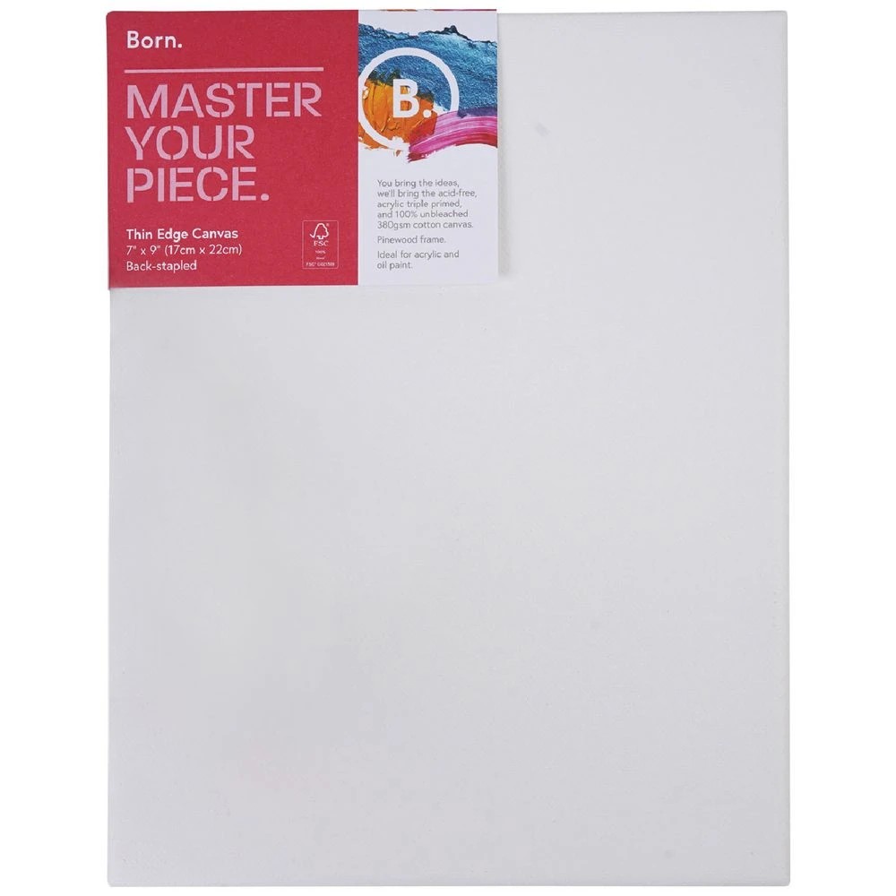 1 Born Thin Canvas 7 x 9", 1 of 5