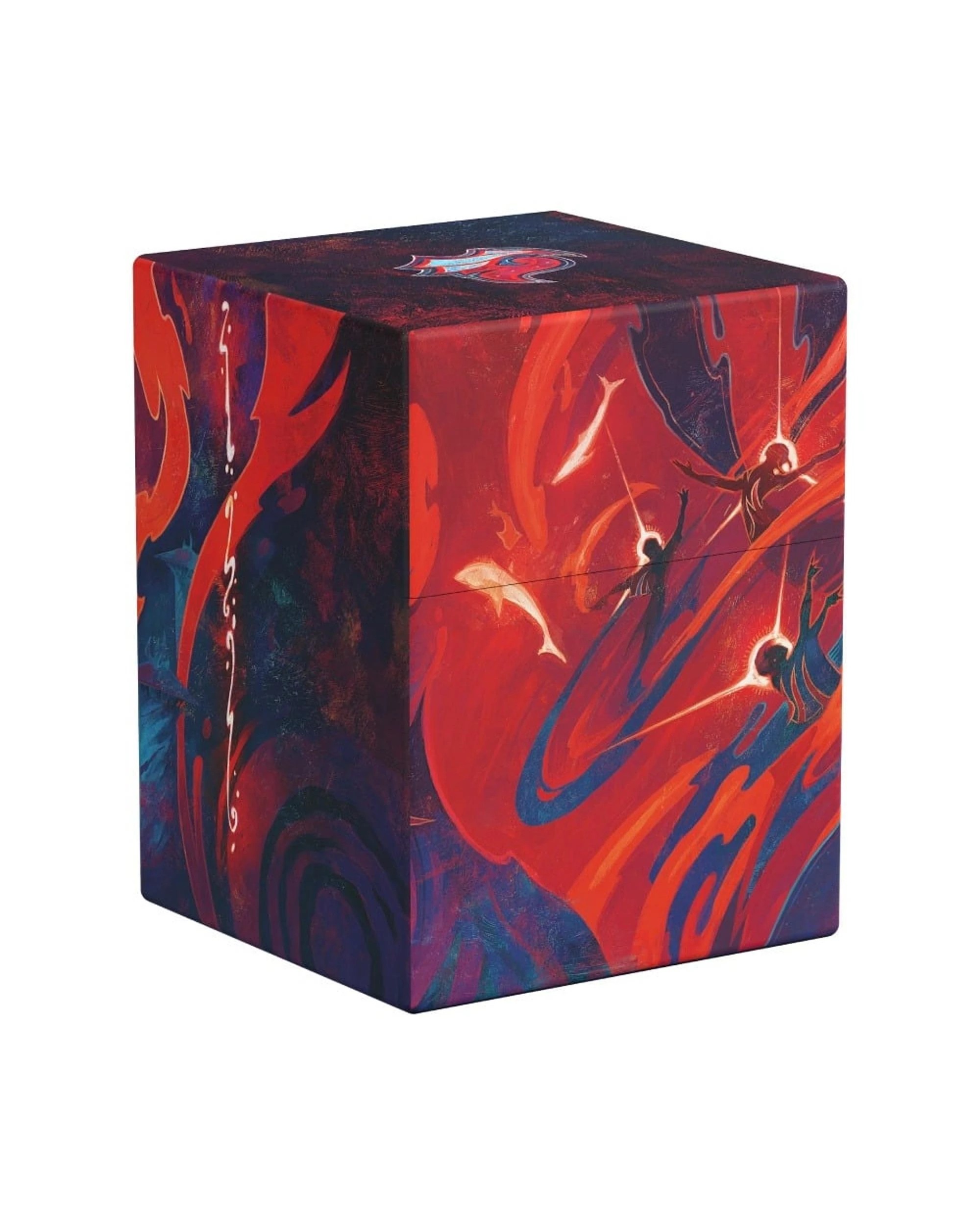 4 Ultimate Guard Magic the Gathering: Secrets of Strixhaven Prismari RTE Boulder 100+ Deck Box, 4 of 4