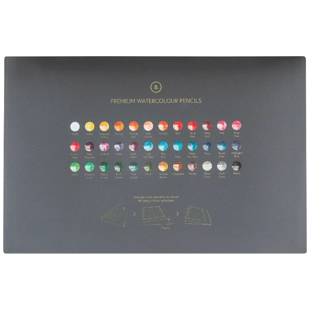 4 Born Premium Watercolour Pencils 36 Pack, 4 of 4