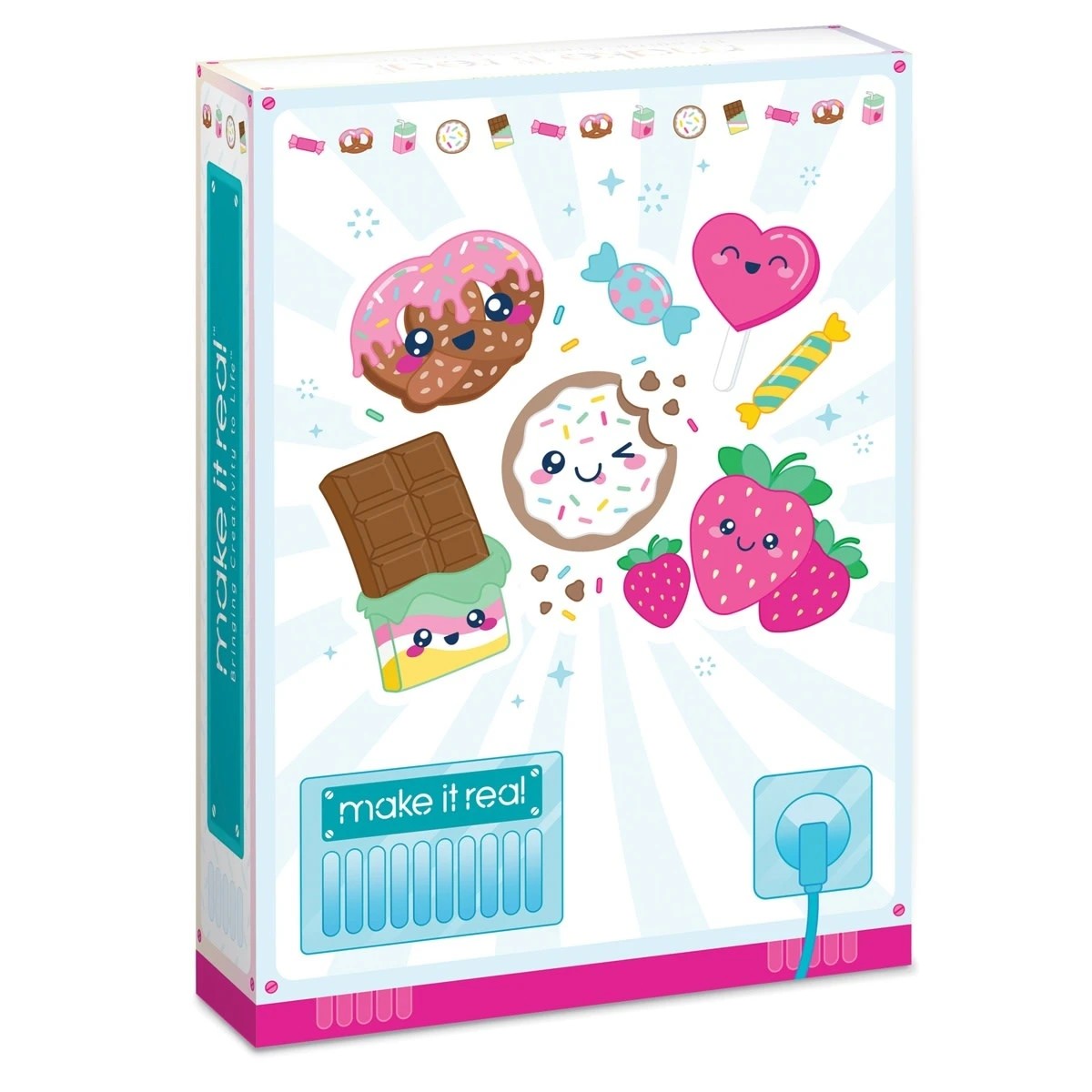 2 242 Piece Make It Real Snackers Bracelet Kit Vending Machine, 2 of 8